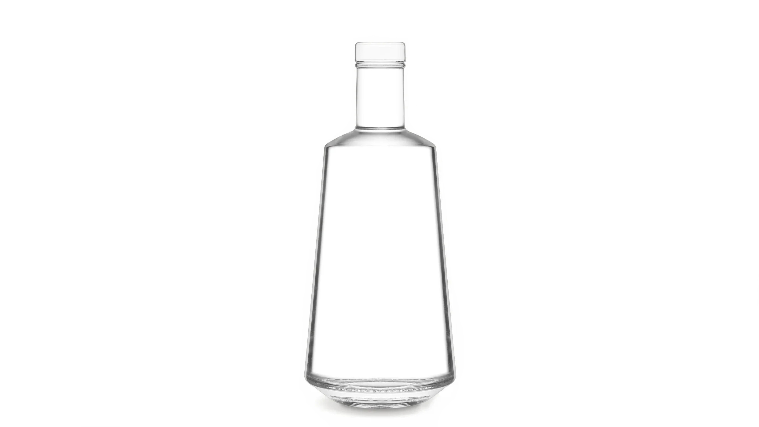 kouvelas flint glass olive oil & spirits bottle 700 ml bar top closure