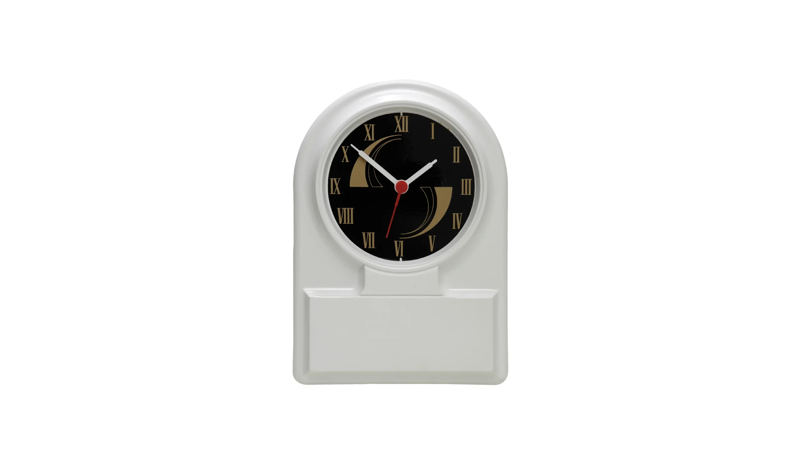 kouvelas white art deco table clock product code 270
