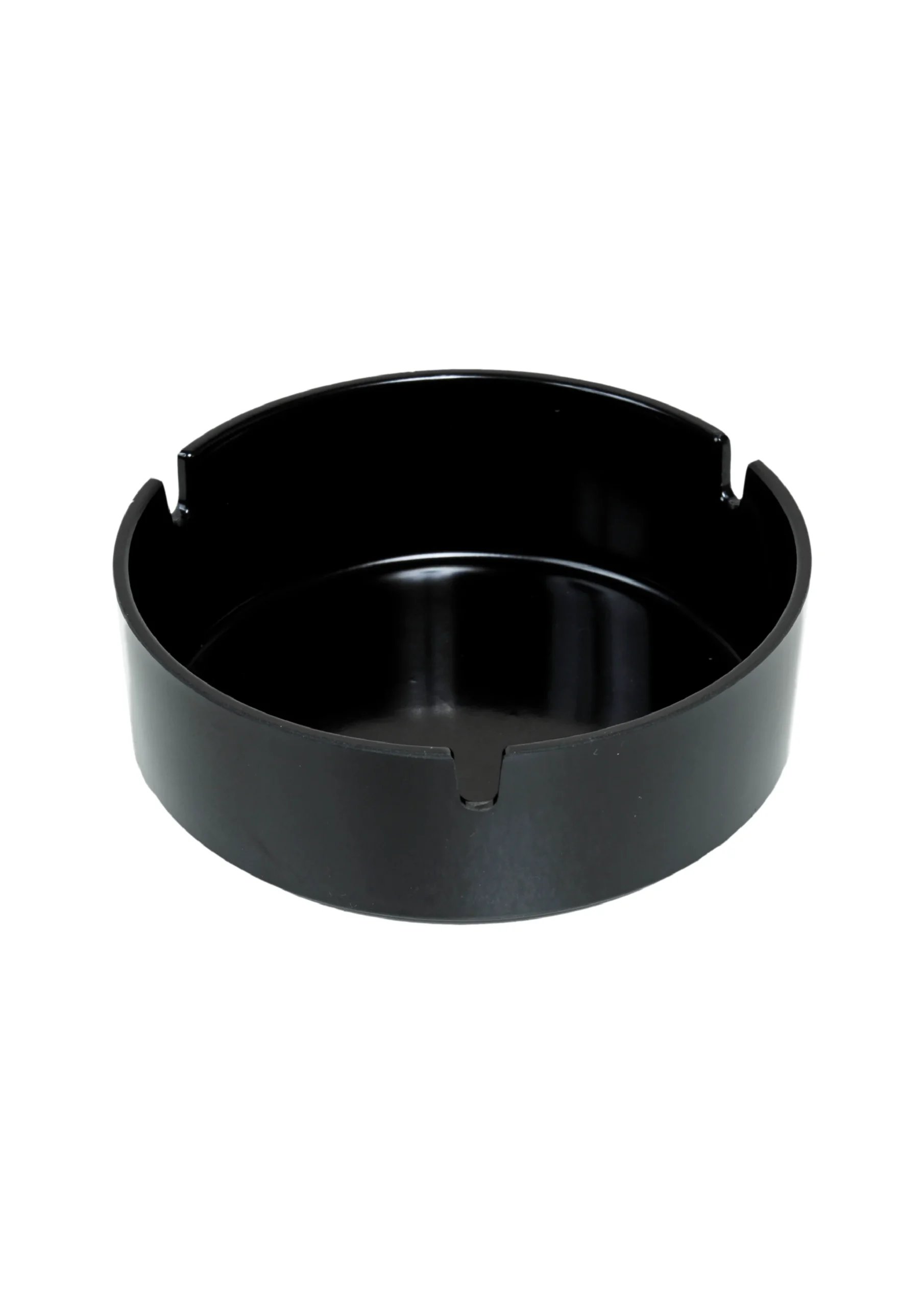 kouvelas round black ashtray product code 0050C245