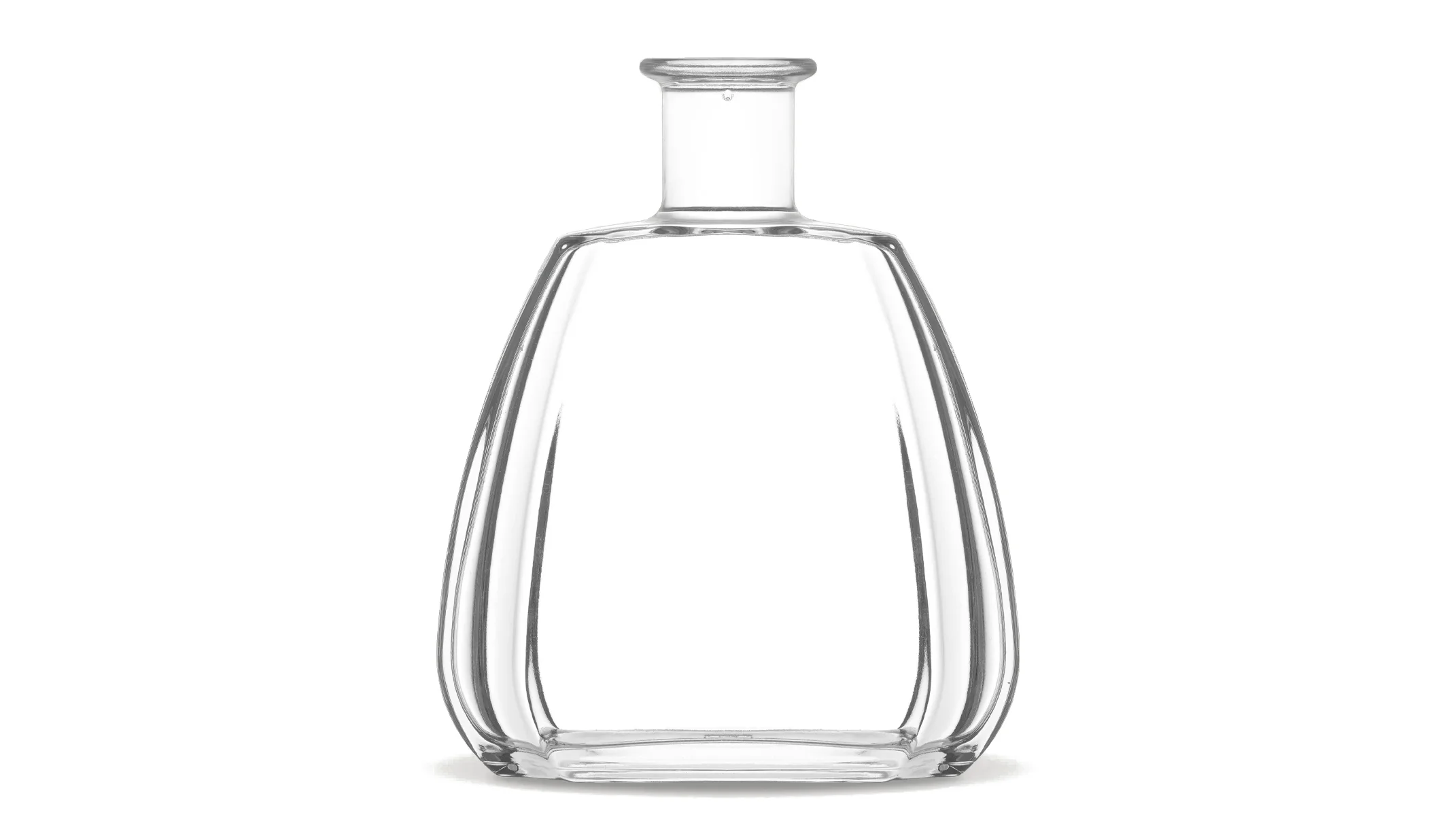 kouvelas ebe flint glass olive oil & spirits bottle 700 ml bar top closure