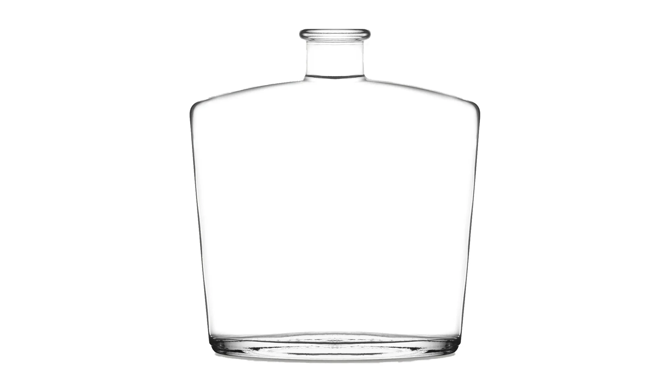 kouvelas eos flint glass olive oil & spirits bottle 700 ml bar top closure