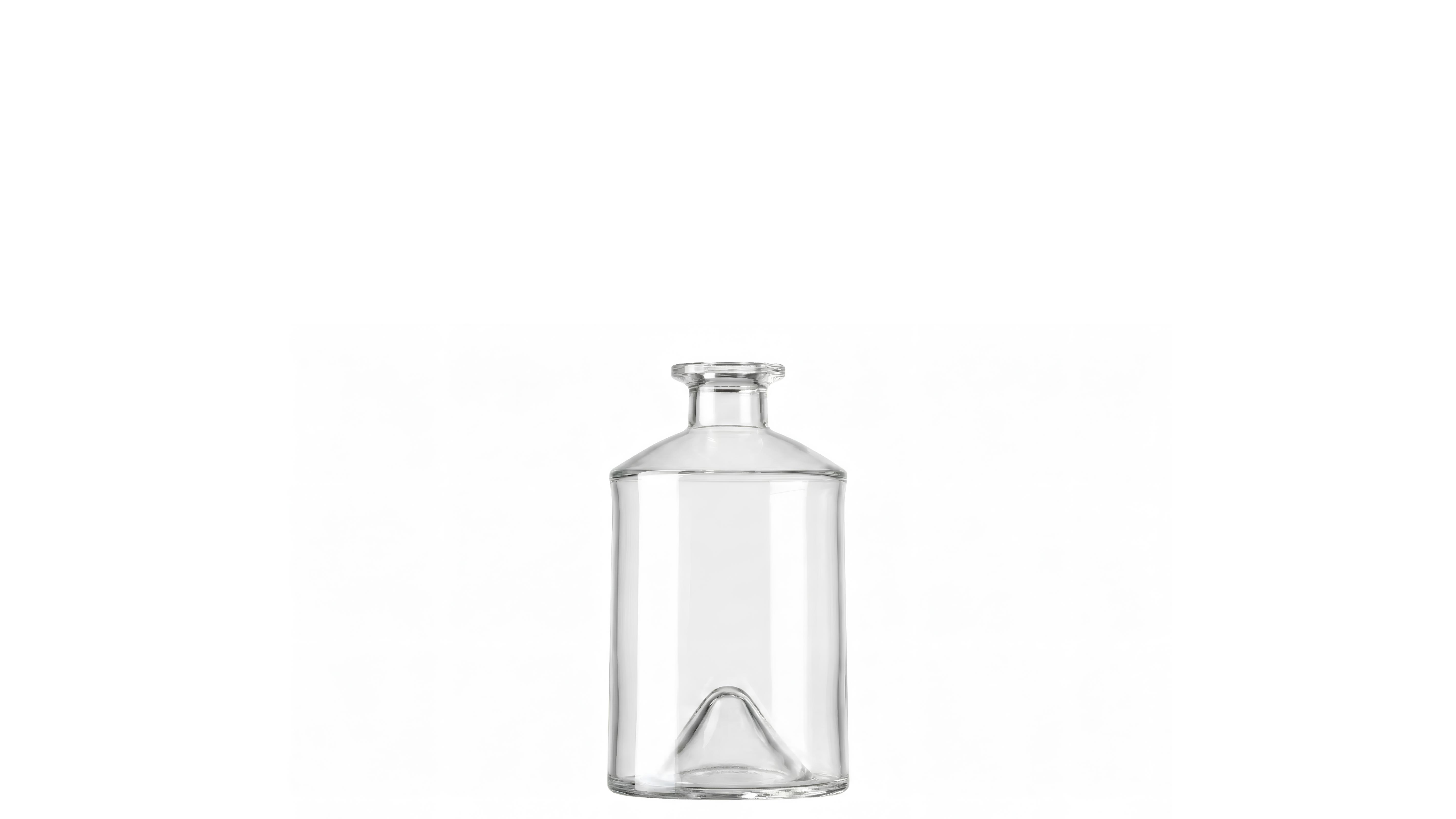 kouvelas oasis flint glass olive oil & spirits bottle 100 ml bar top closure