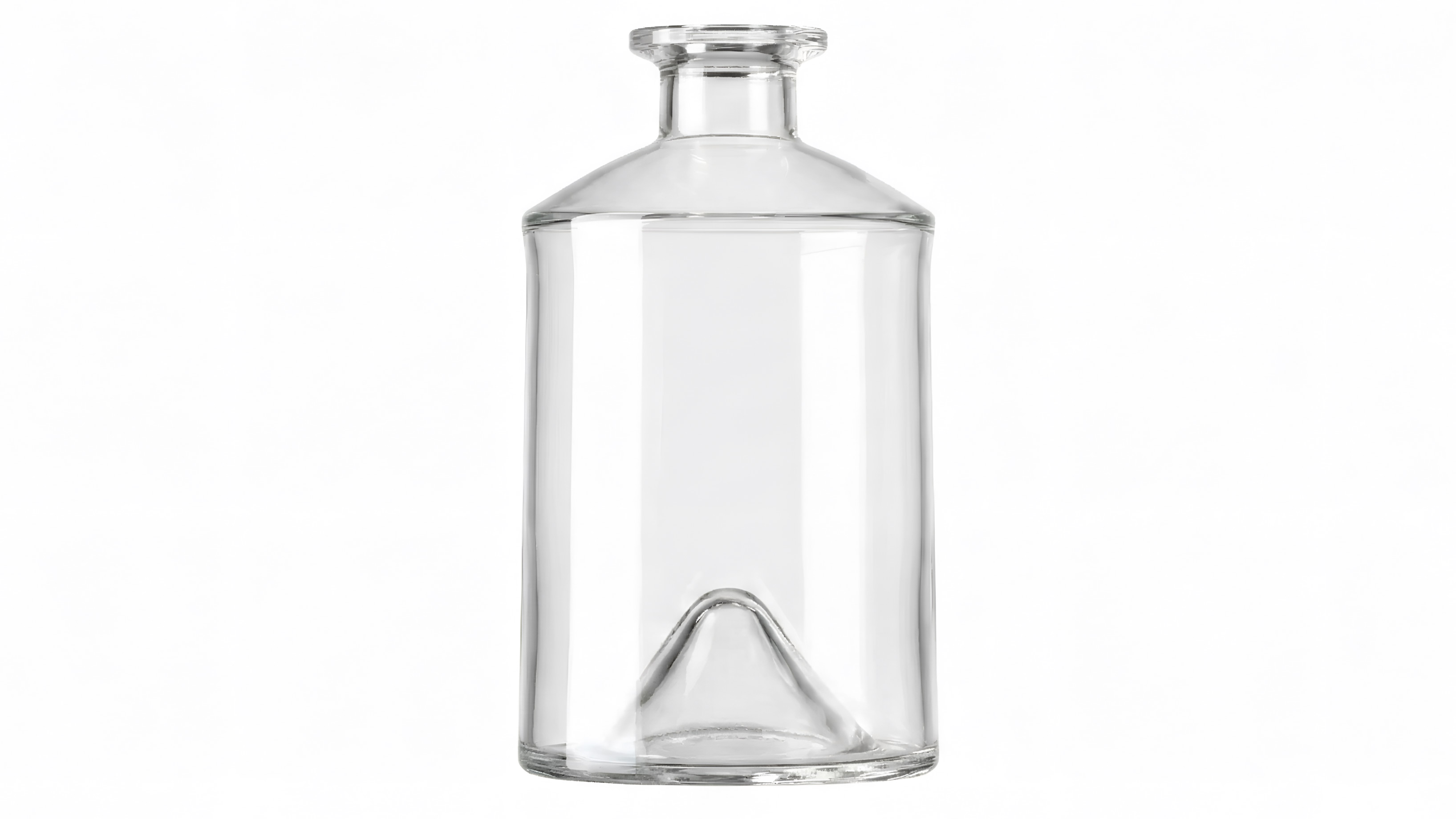 kouvelas oasis flint glass olive oil & spirits bottle 700 ml bar top closure