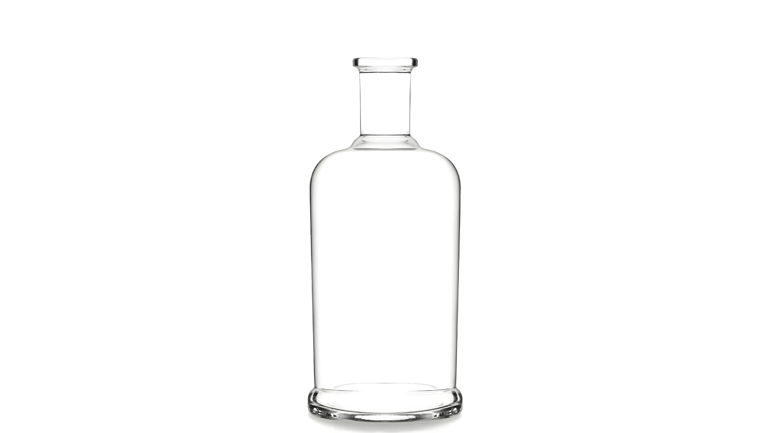 kouvelas origin flint glass olive oil & spirits bottle 500 ml bar top closure