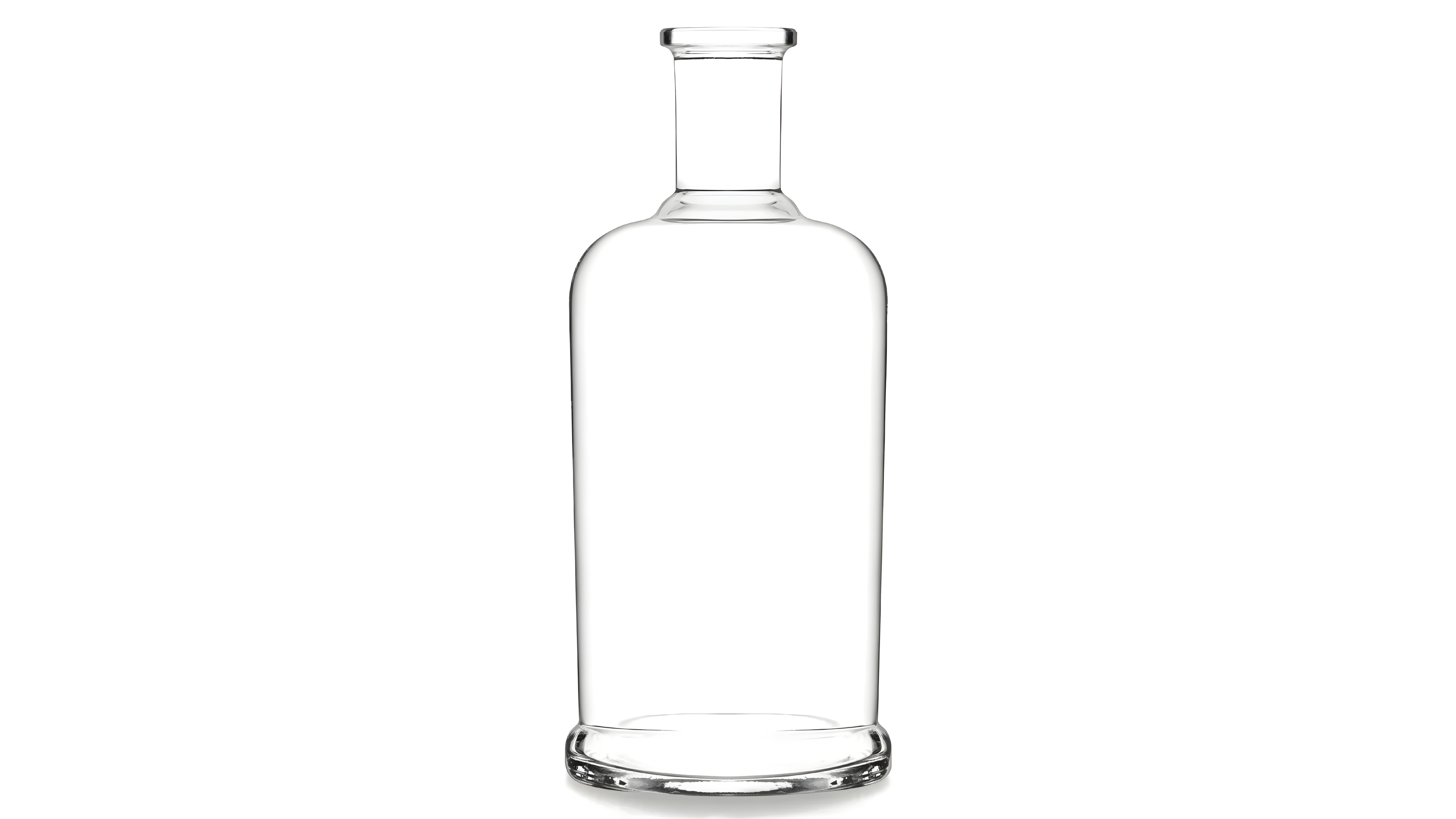 kouvelas origin flint glass olive oil & spirits bottle 700 ml bar top closure