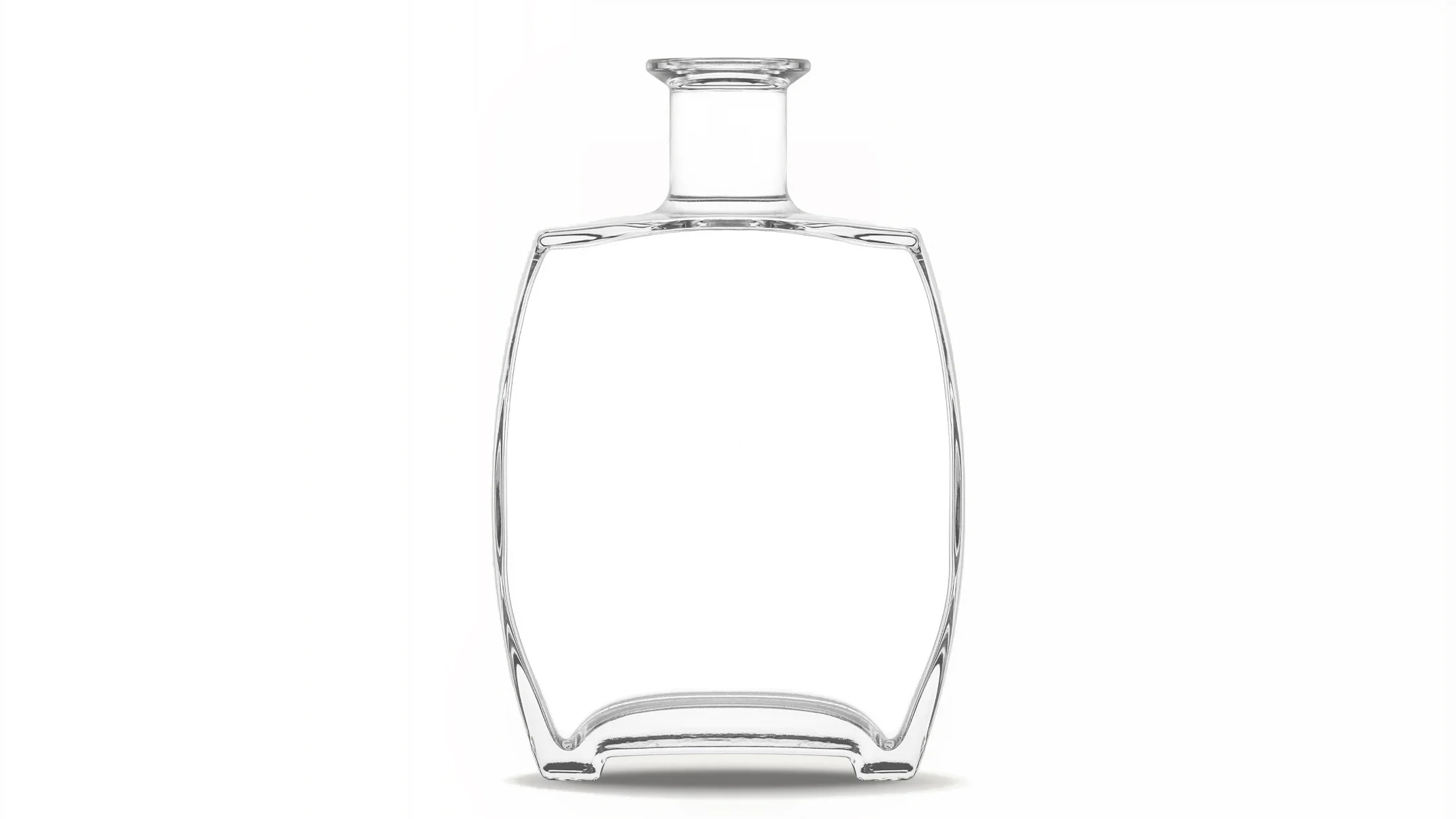 kouvelas paloma flint glass olive oil & spirits bottle 700 ml bar top closure