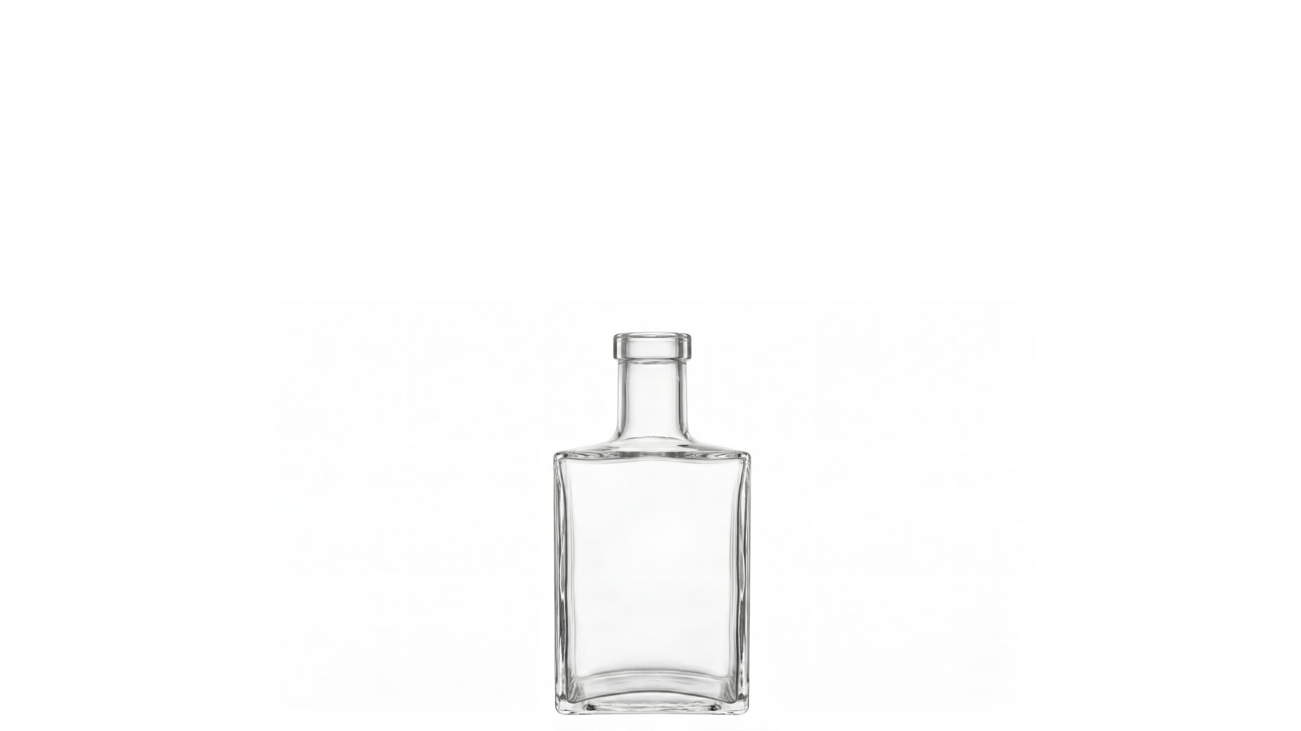 kouvelas pamela flint glass olive oil & spirits bottle 100 ml bar top closure