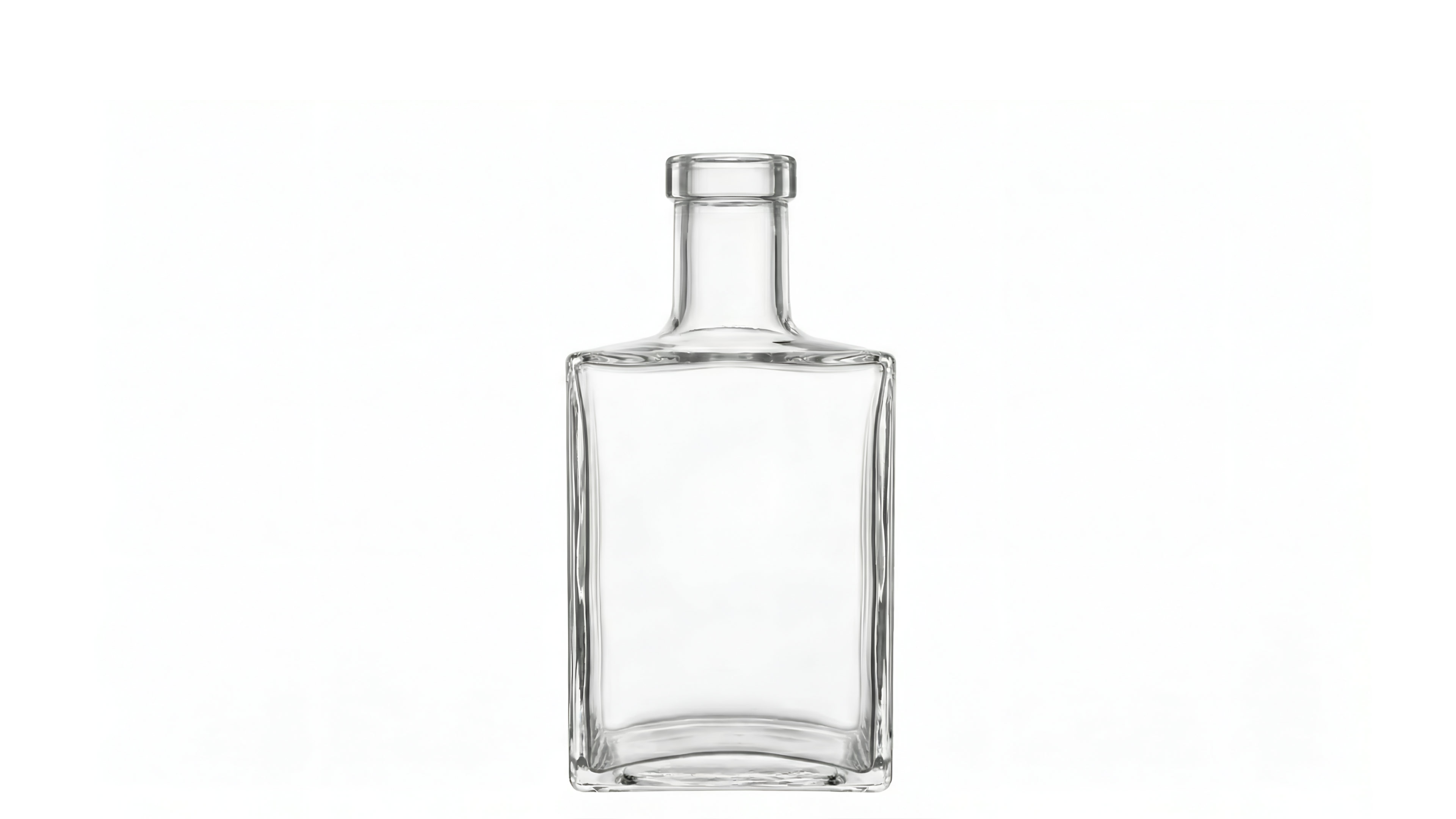 kouvelas pamela flint glass olive oil & spirits bottle 500 ml bar top closure