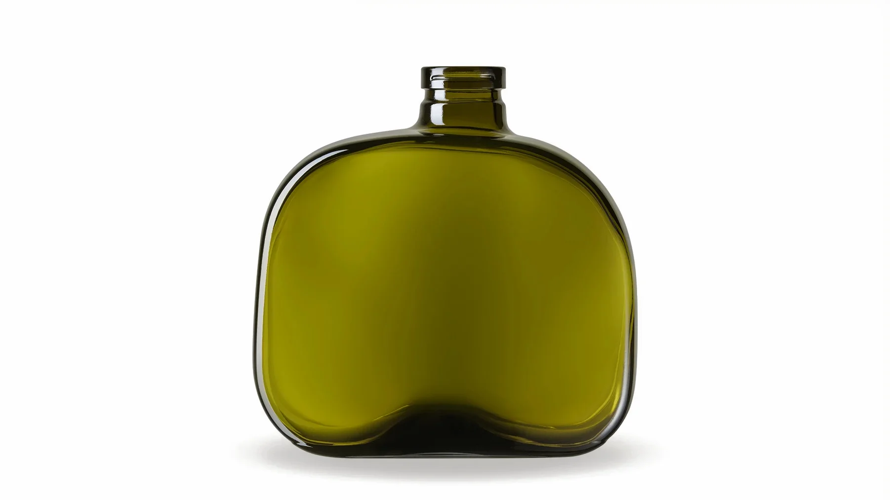 kouvelas soffio antique green glass olive oil bottle 500 ml bar top closure
