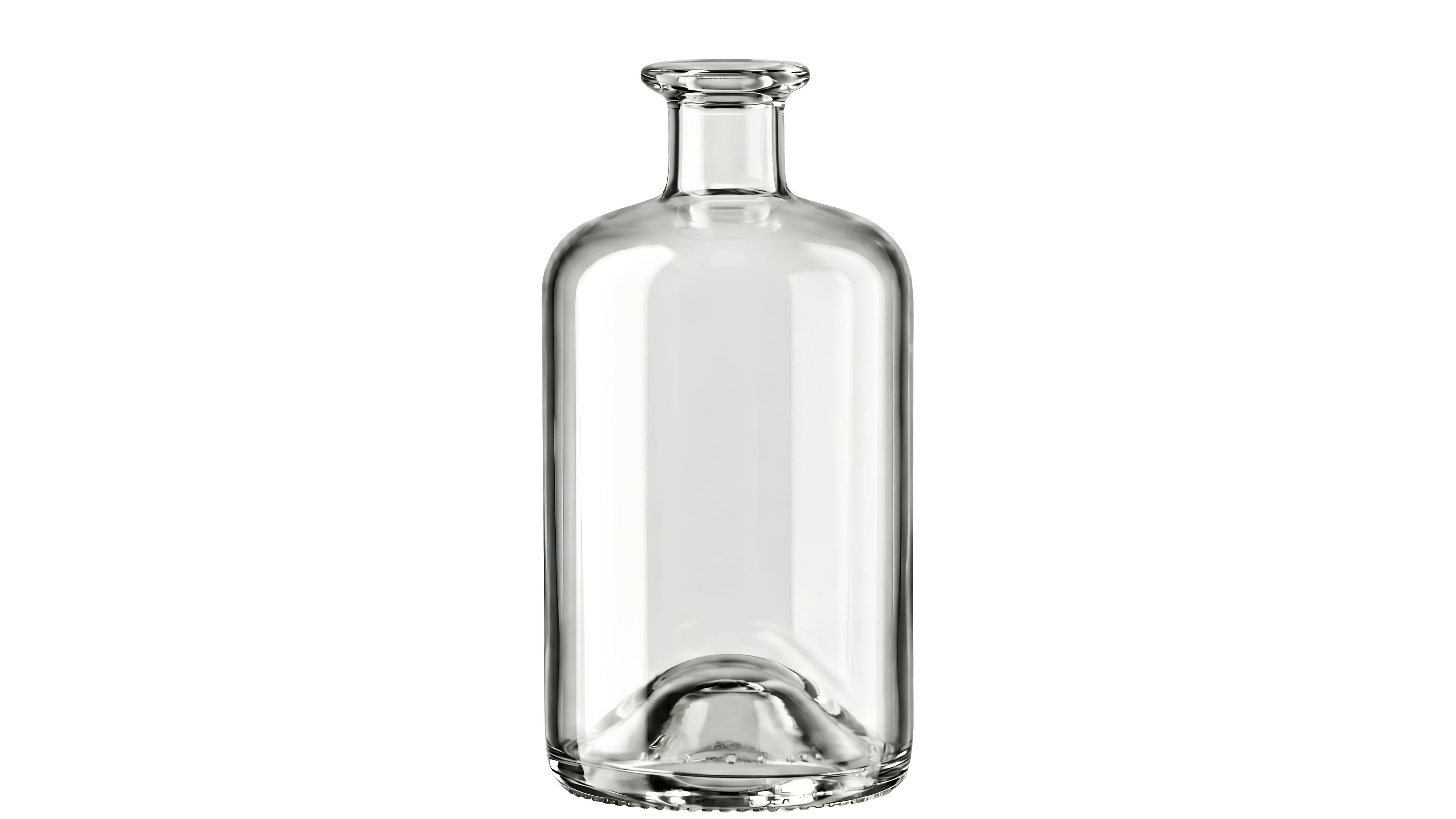 kouvelas apotheker flint glass olive oil & spirits bottle 700 ml bar top closure