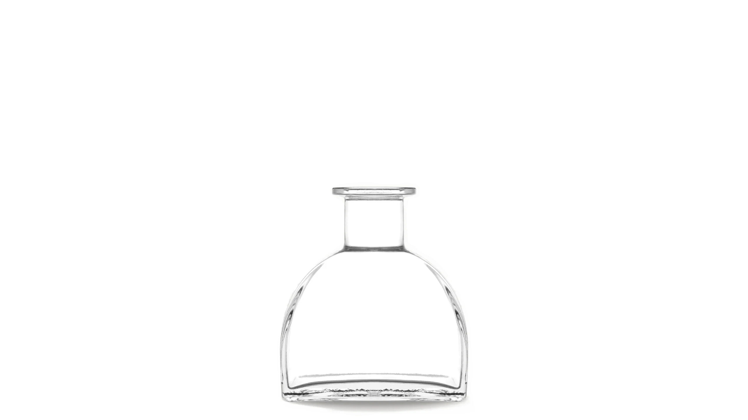kouvelas calamaio quadro flint glass olive oil & spirits bottle 100 ml bar top closure