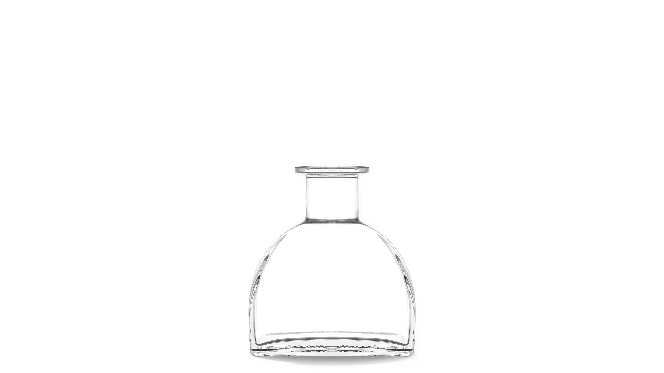 kouvelas calamaio quadro flint glass olive oil & spirits bottle 100 ml bar top closure