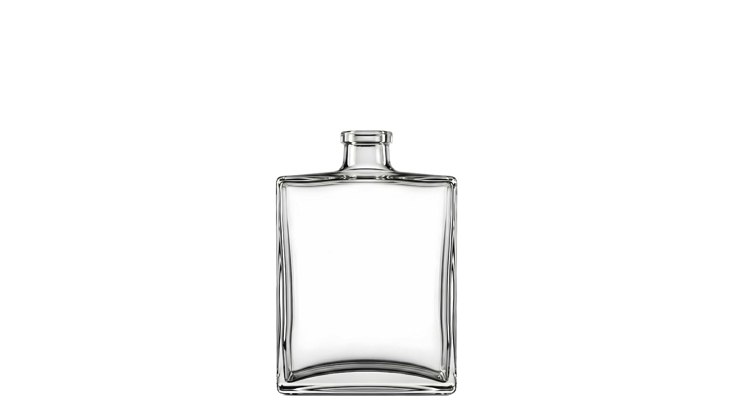 kouvelas capri flint glass olive oil & spirits bottle 100 ml bar top closure