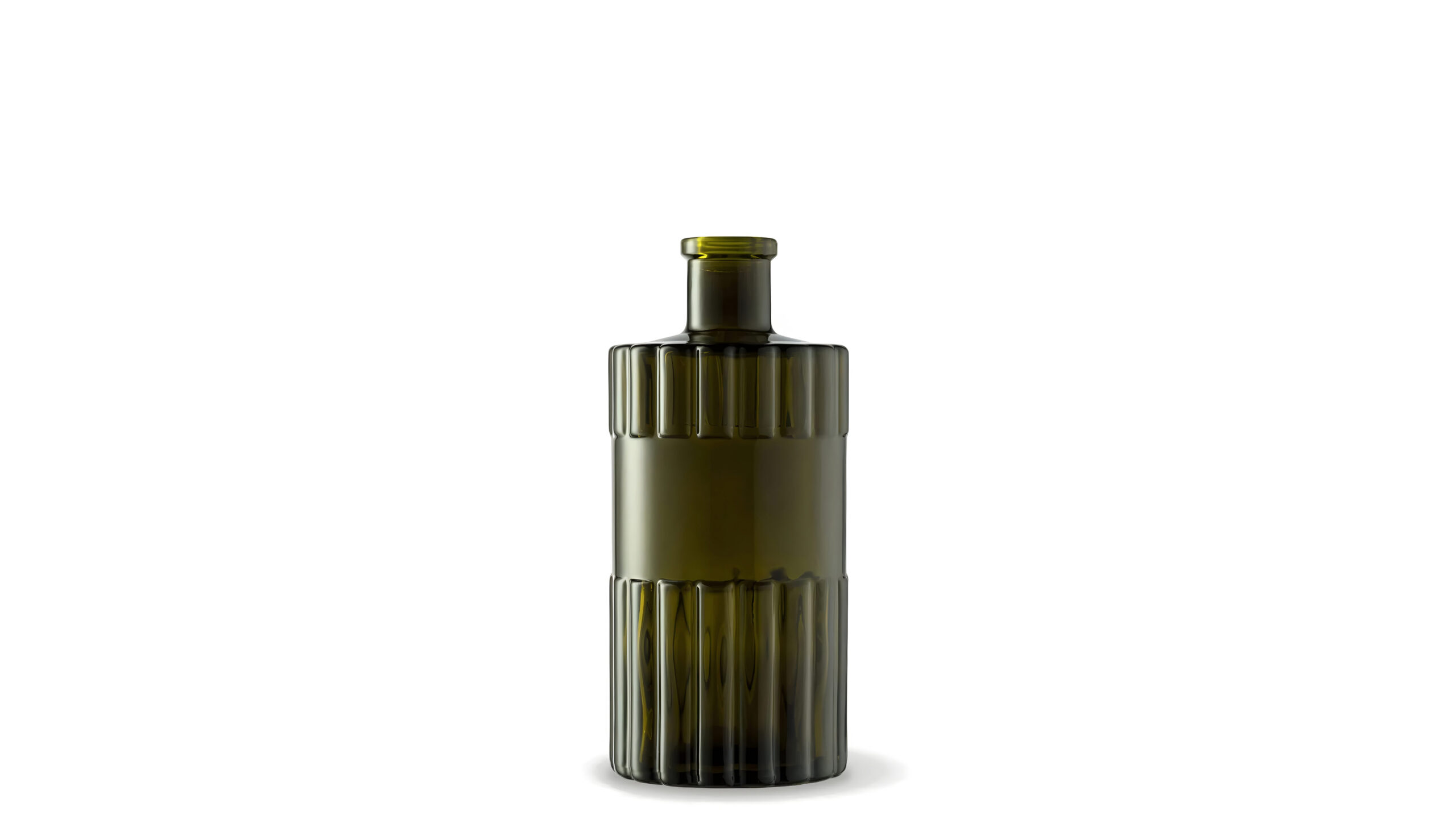 kouvelas deco antique green glass olive oil bottle 250 ml bar top closure