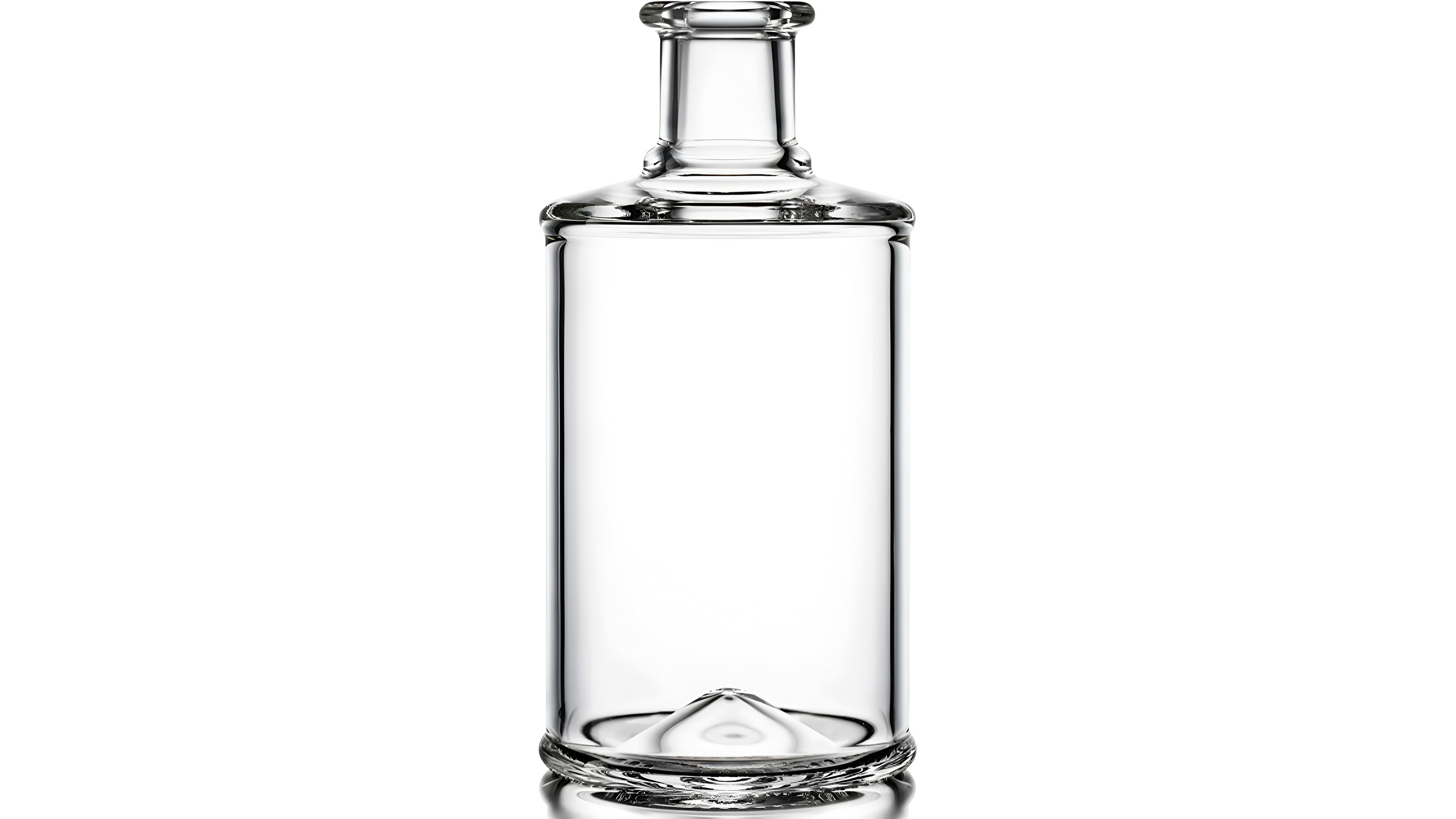 kouvelas fulton extra flint glass olive oil & spirits bottle 1500 ml bar top closure