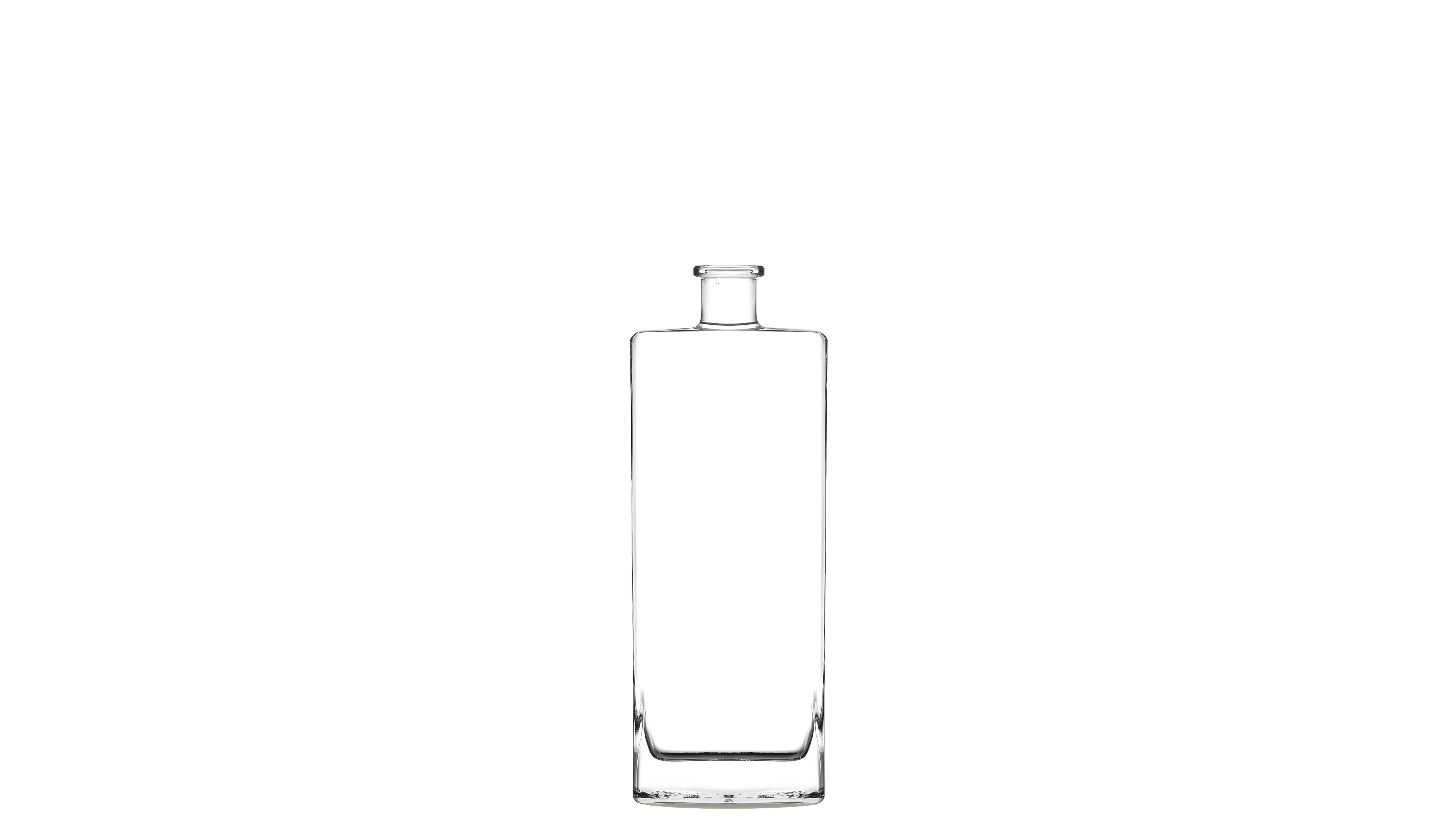 kouvelas genny flint glass olive oil & spirits bottle 200 ml bar top closure