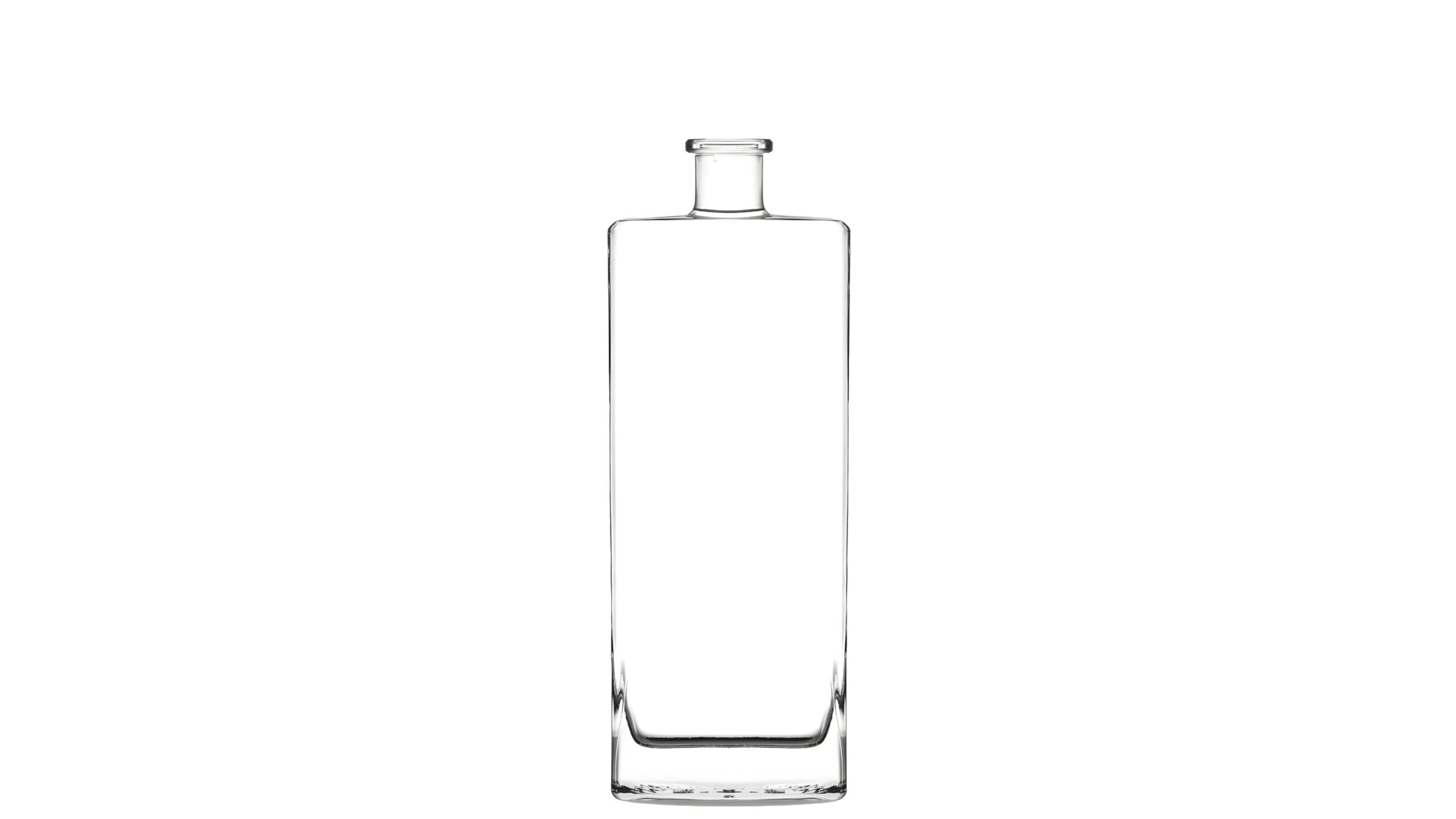 kouvelas genny flint glass olive oil & spirits bottle 500 ml bar top closure