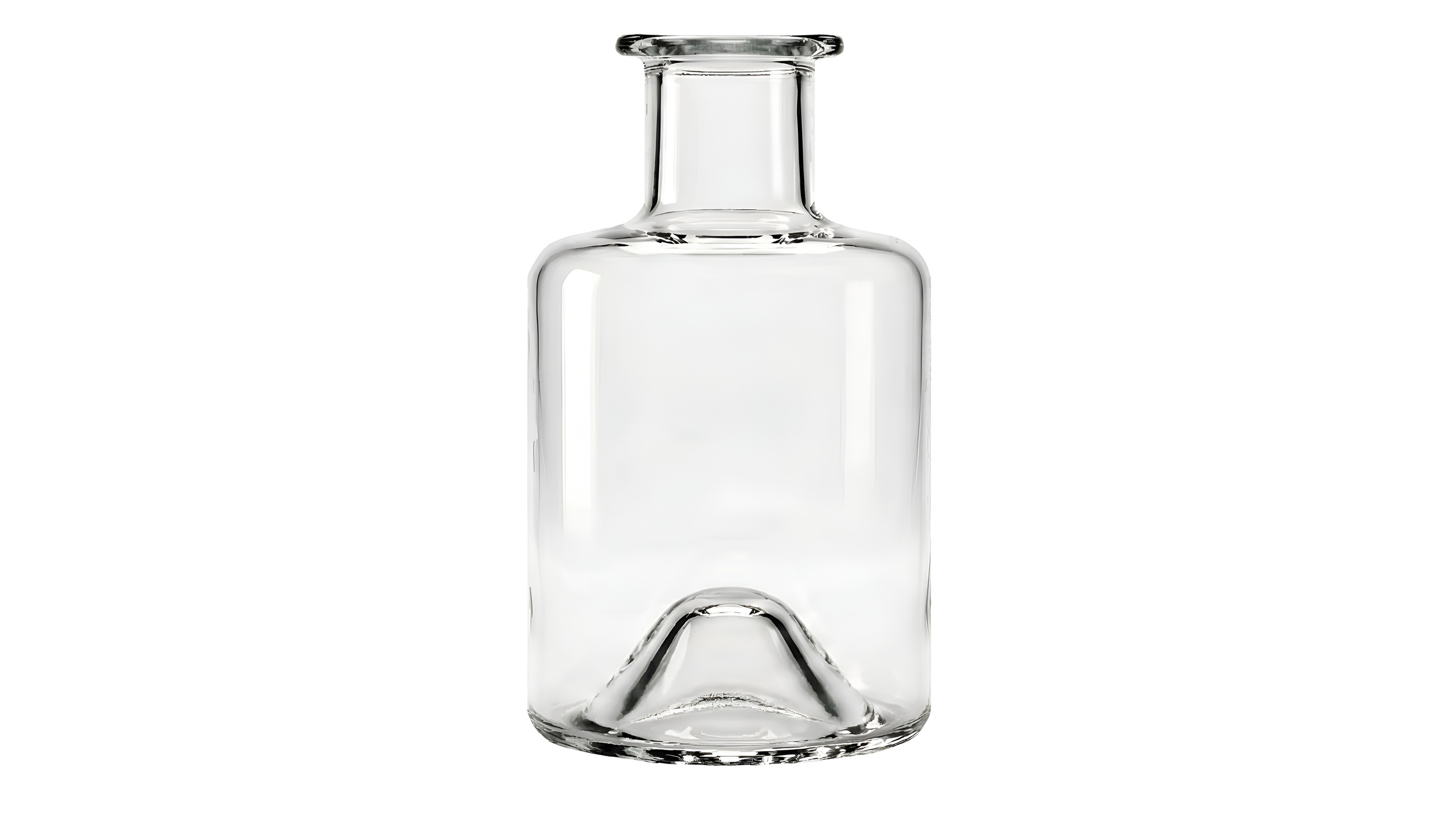 kouvelas lucie flint glass olive oil & spirits bottle 700 ml bar top closure