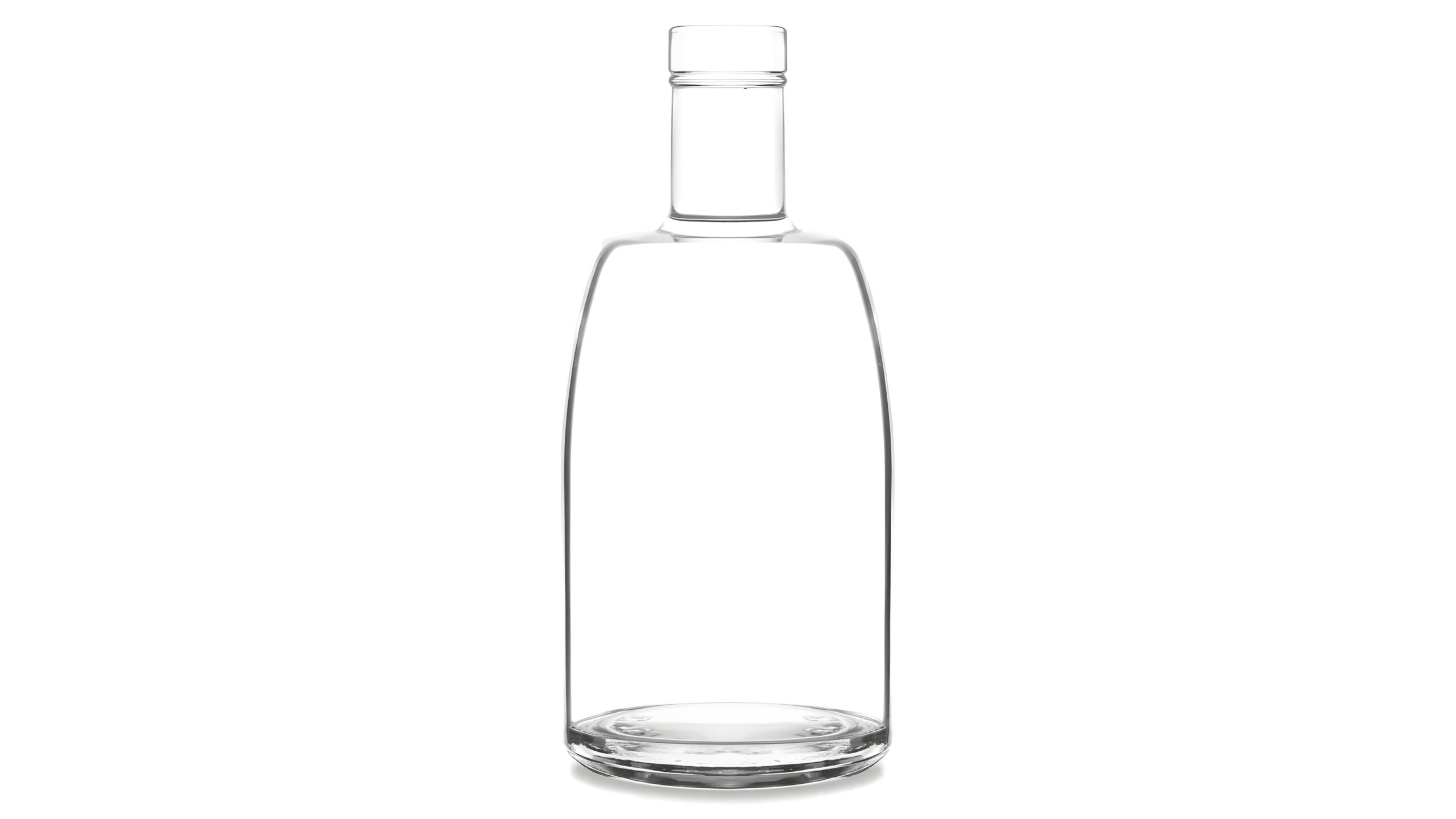 kouvelas natura flint glass olive oil & spirits bottle 700 ml bar top closure
