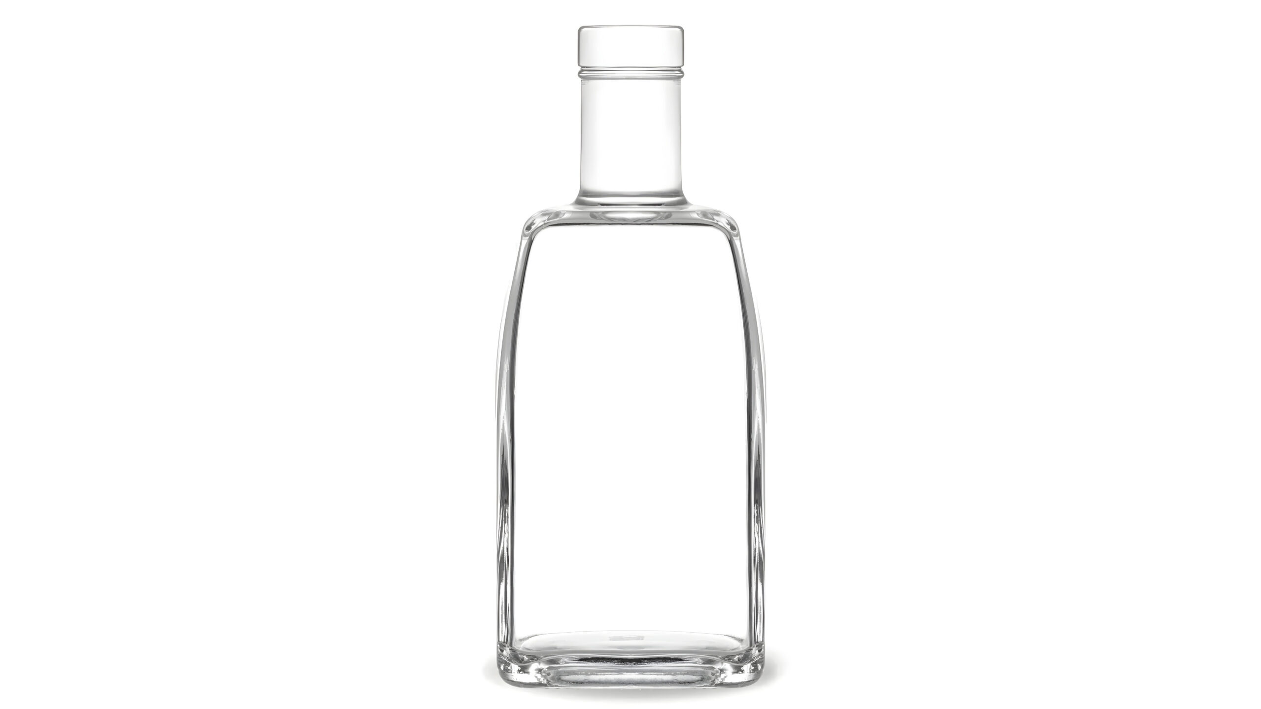 kouvelas natura quadra flint glass olive oil & spirits bottle 700 ml bar top closure