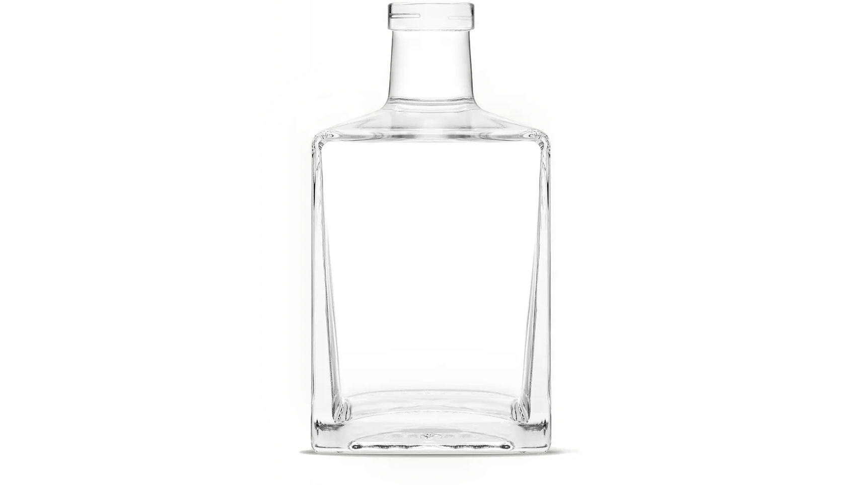 kouvelas pamela eco flint glass olive oil & spirits bottle 1500 ml bar top closure