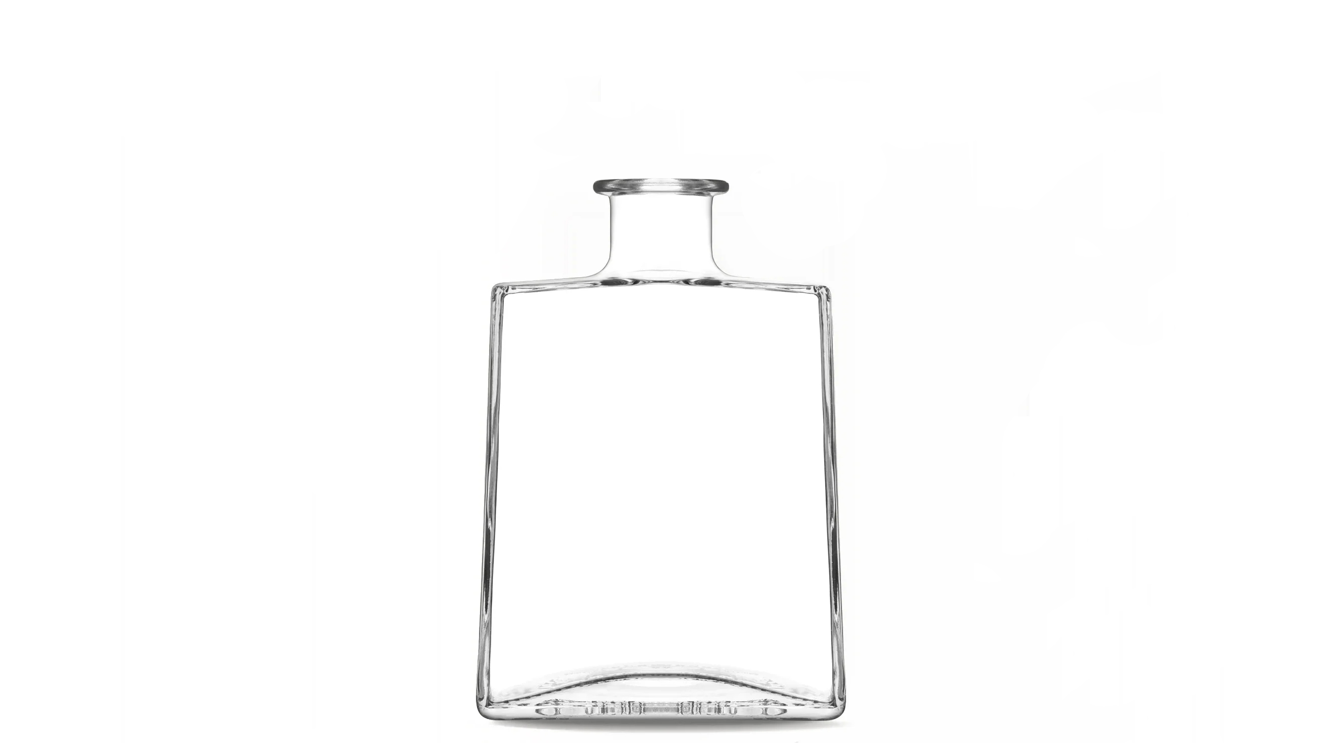 kouvelas ramona flint glass olive oil & spirits bottle 250 ml bar top closure