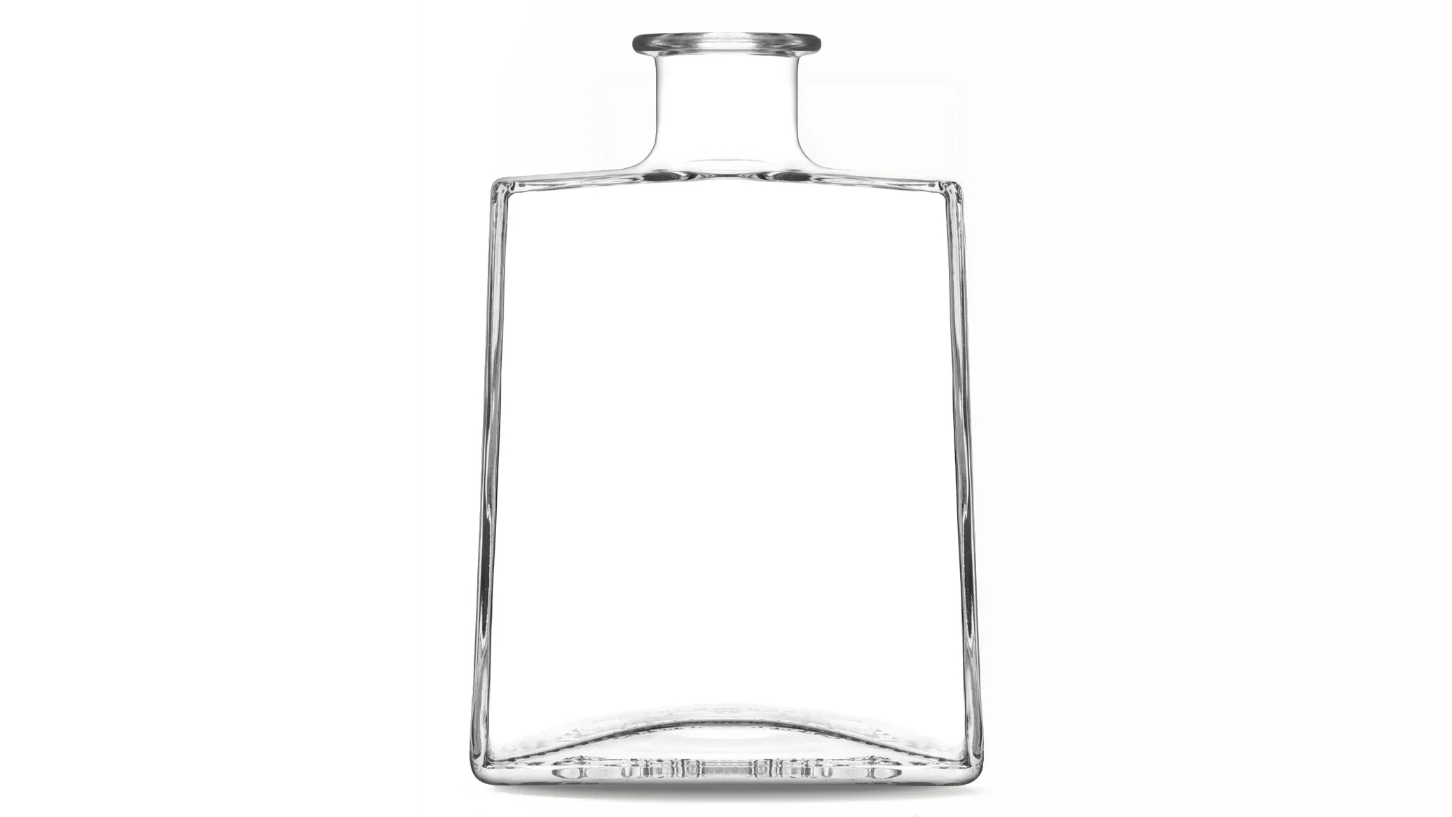 kouvelas ramona flint glass olive oil & spirits bottle 700 ml bar top closure