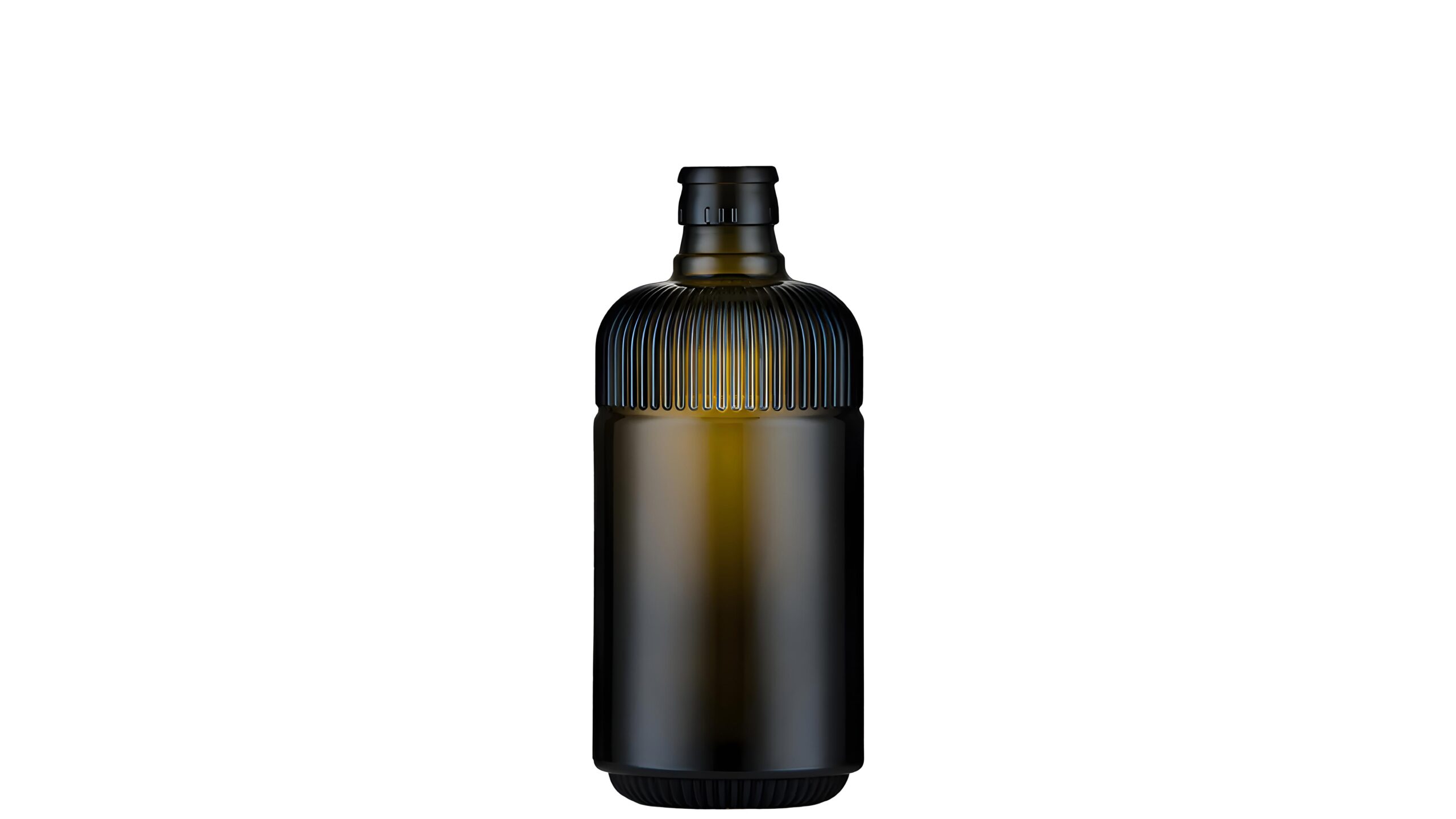 kouvelas riviera olio lines top antique green glass olive oil bottle 500 ml guala closure