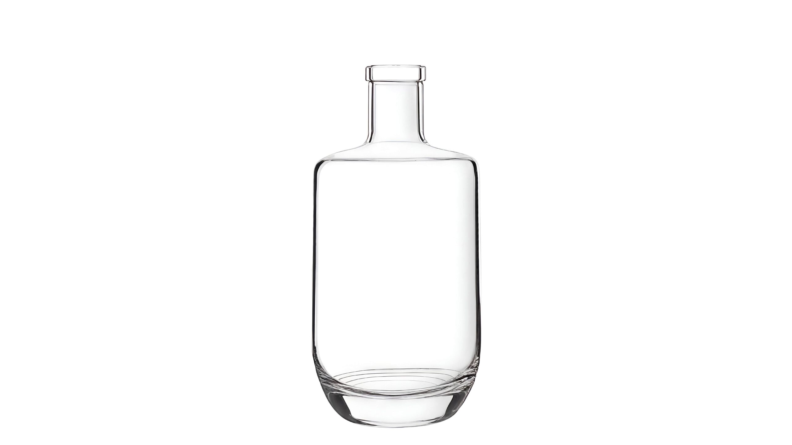 kouvelas verdi flint glass olive oil spirits bottle 500 ml bar top closure