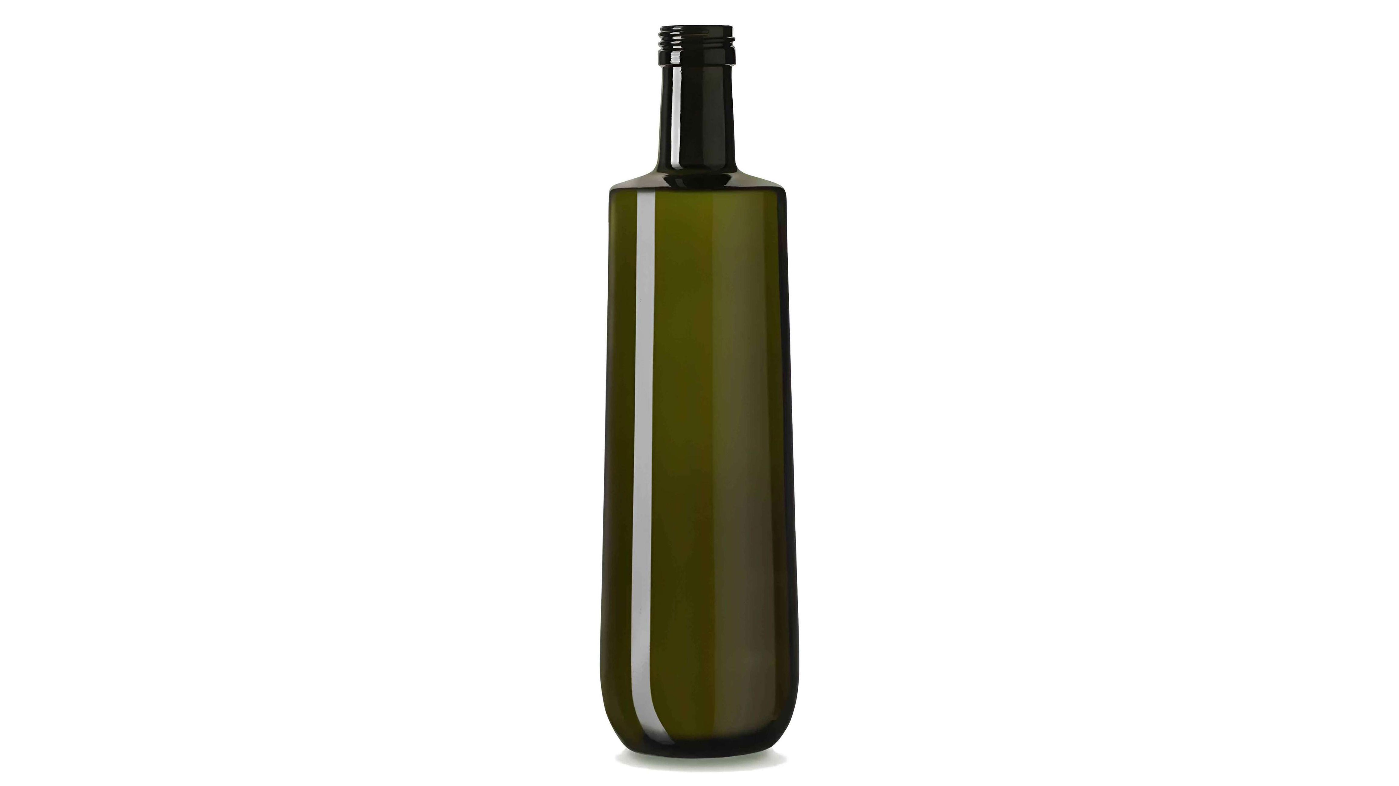 kouvelas verdi new antique green glass olive oil bottle 750 ml screw type closure