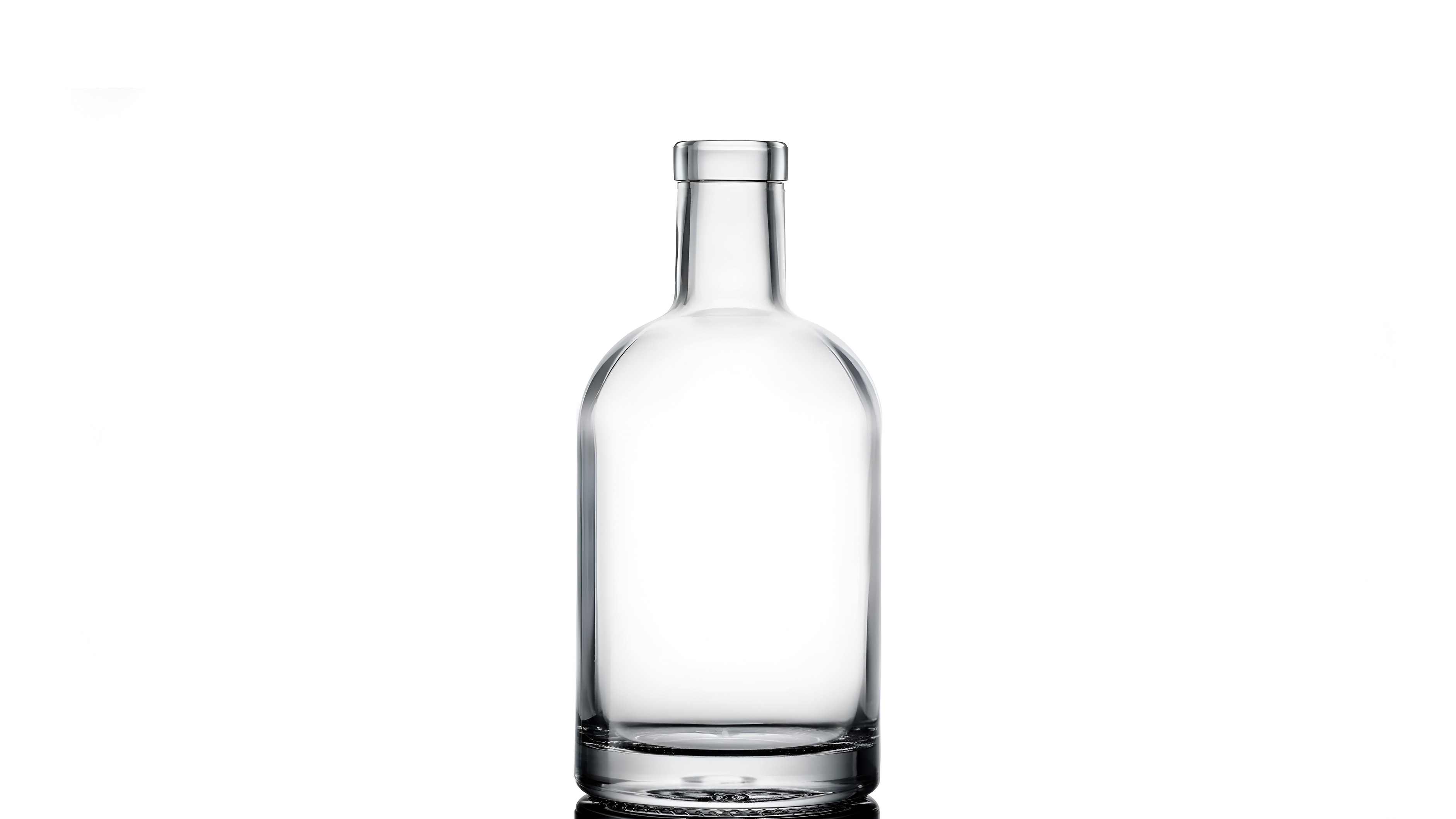 kouvelas zeus flint glass olive oil & spirits bottle 500 ml bar top closure