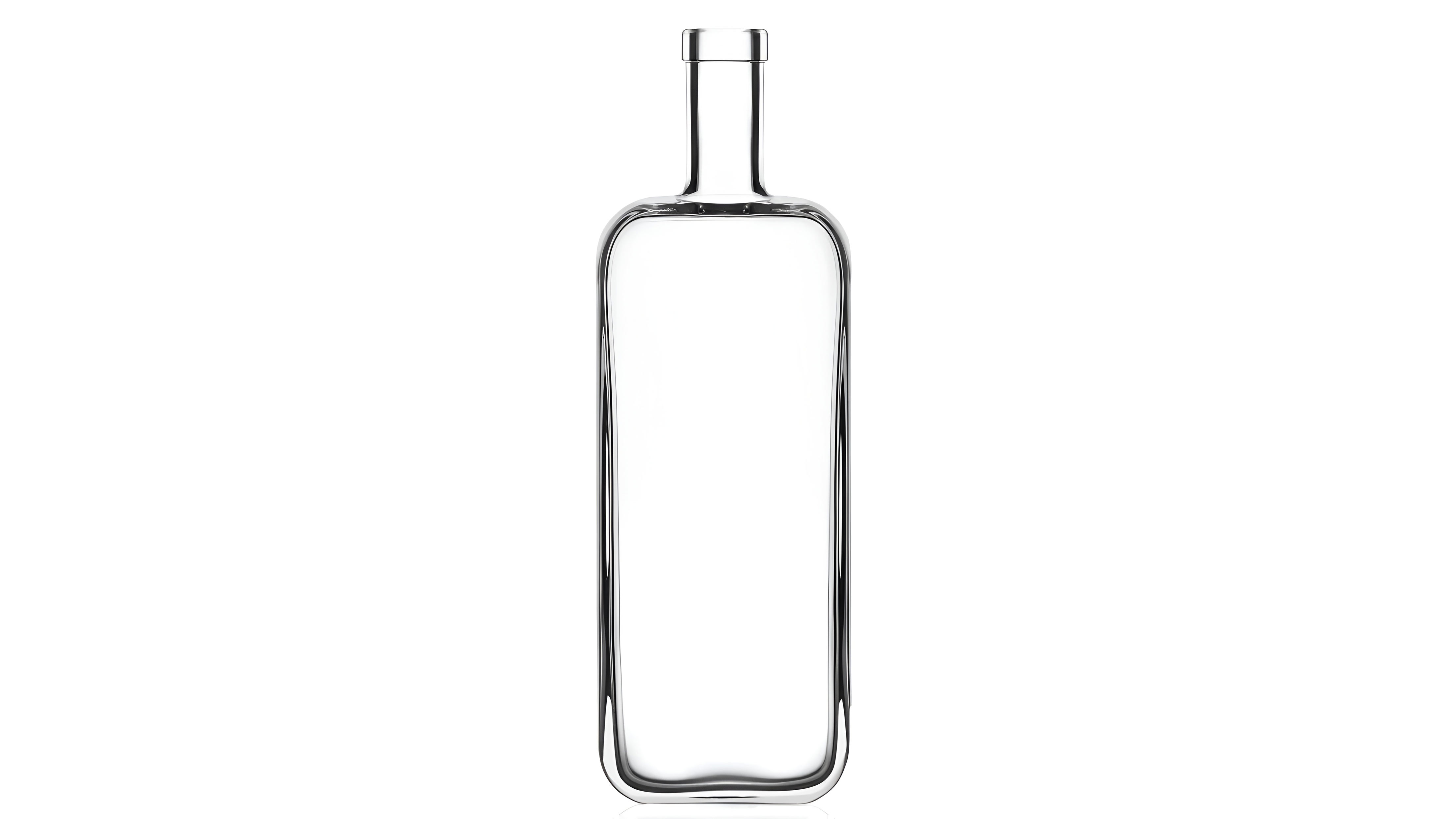 kouvelas gardi flint glass olive oil & spirits bottle 700 ml bar top closure
