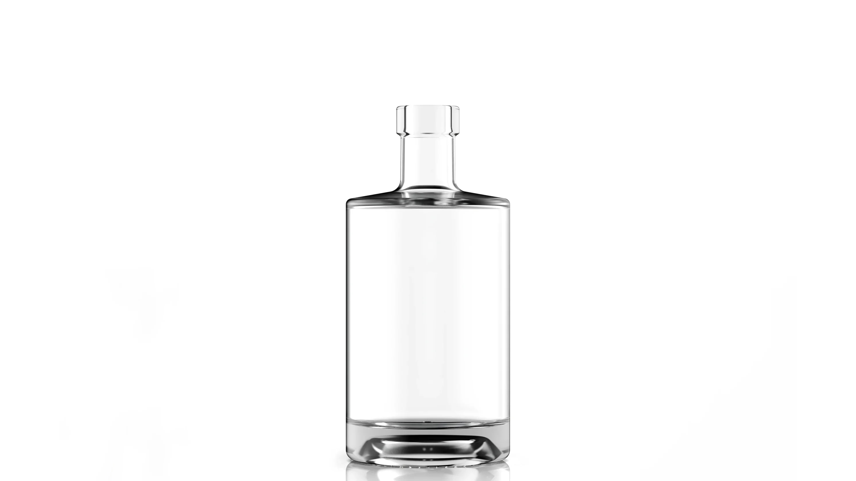 kouvelas johnny flint glass olive oil & spirits bottle 500 ml bar top closure