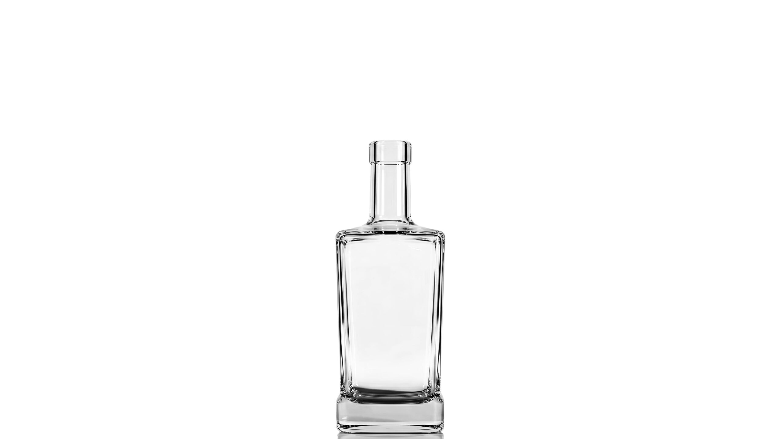 kouvelas king quadra flint glass olive oil & spirits bottle 250 ml bar top closure