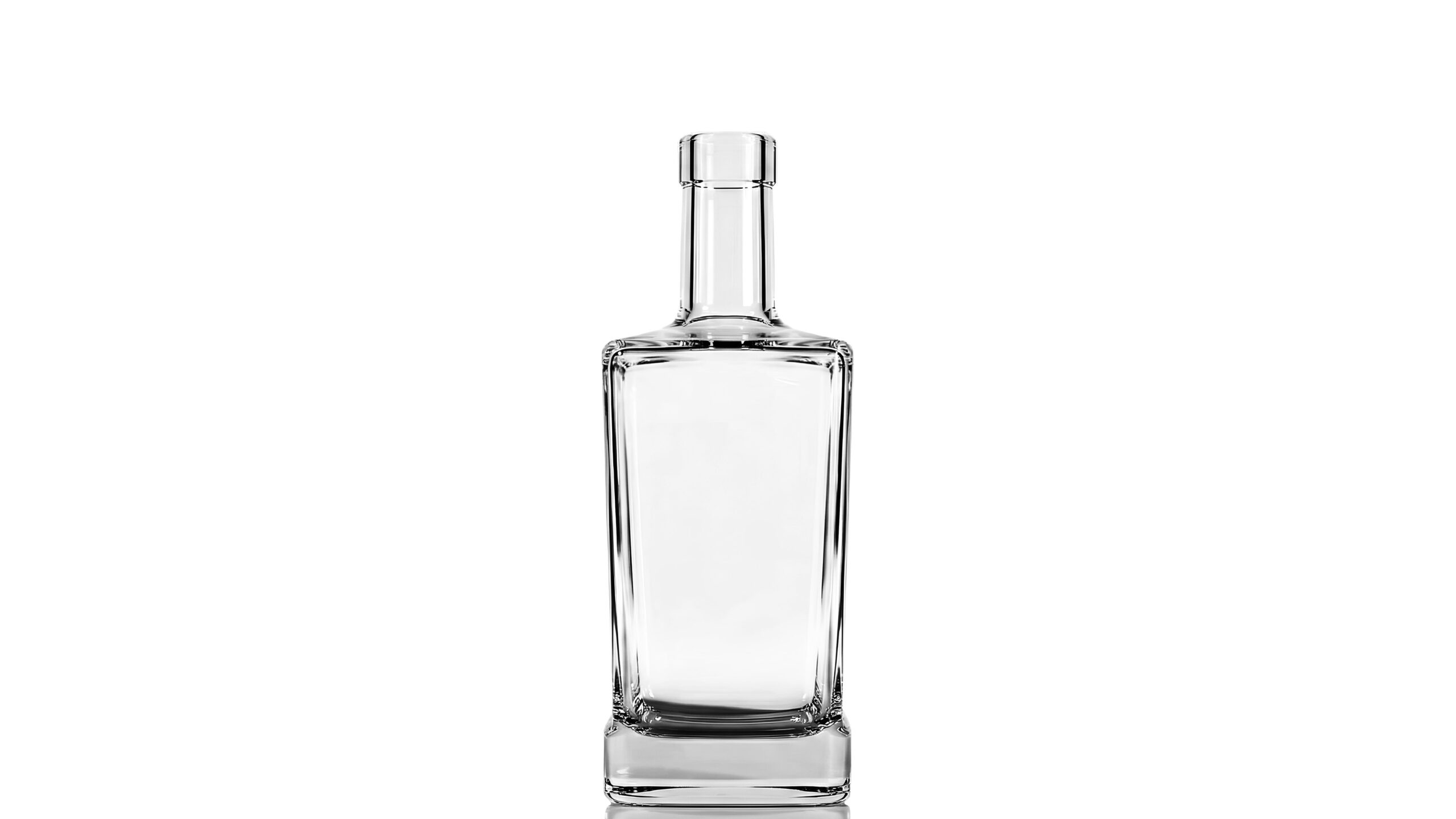 kouvelas king quadra flint glass olive oil & spirits bottle 500 ml bar top closure