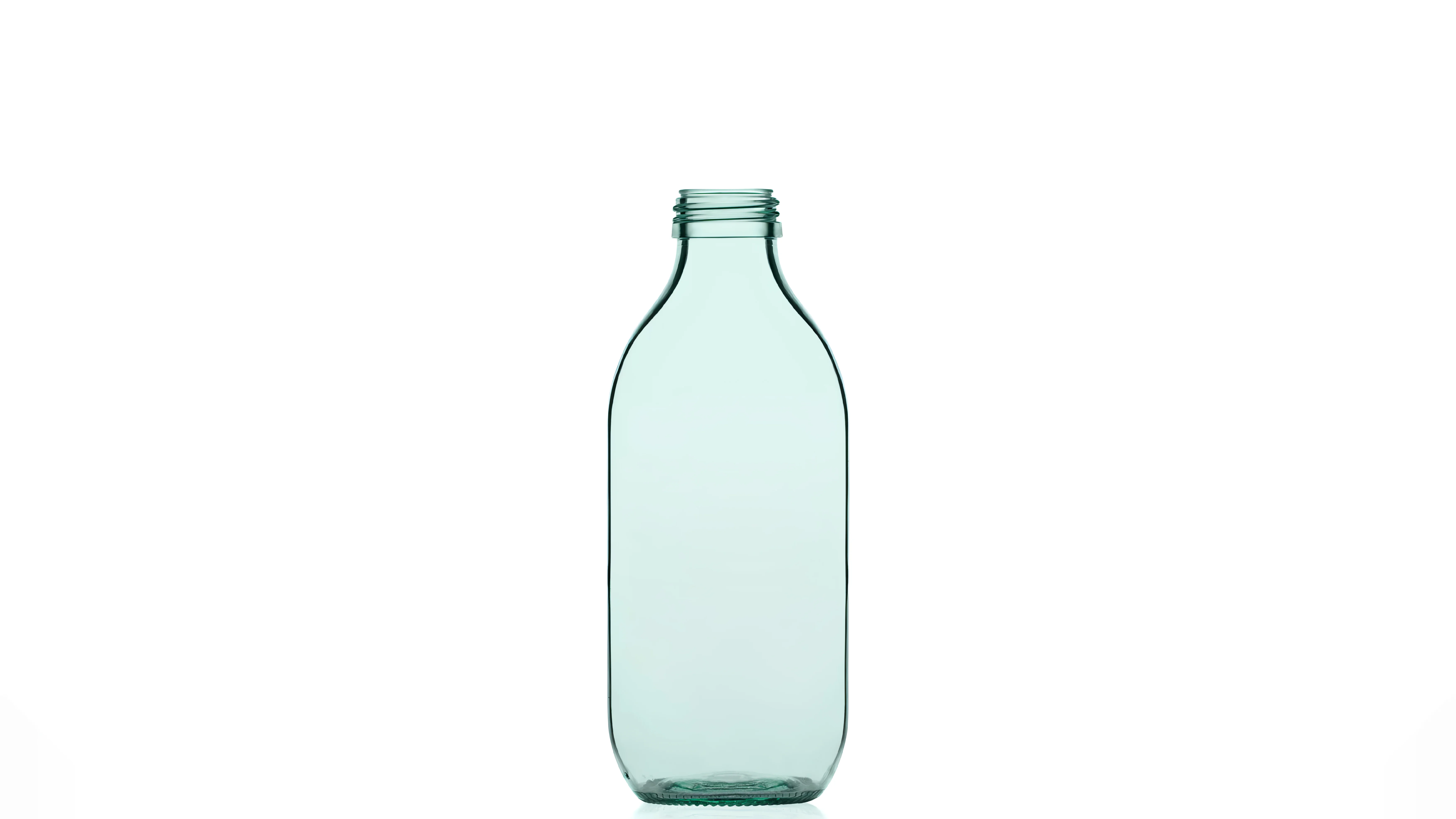 kouvelas quadra flint glass water & juices bottle 500 ml screw type closure