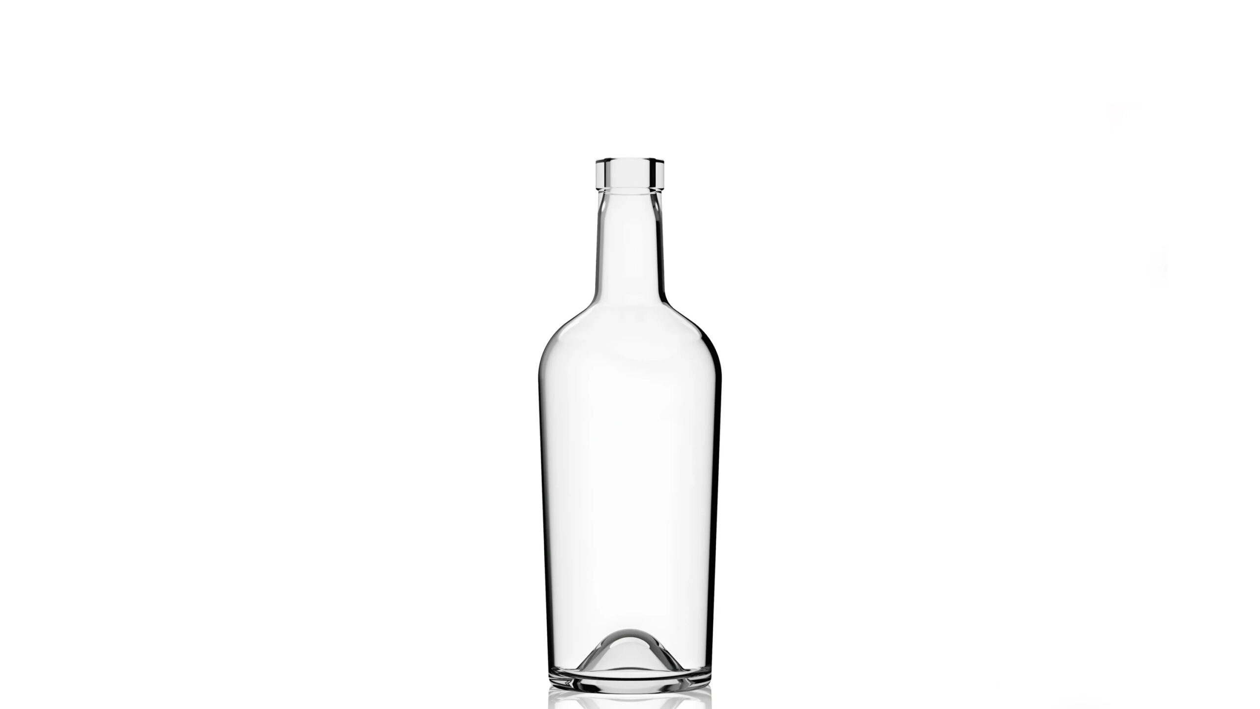 kouvelas royal flint glass olive oil & spirits bottle 500 ml bar top closure