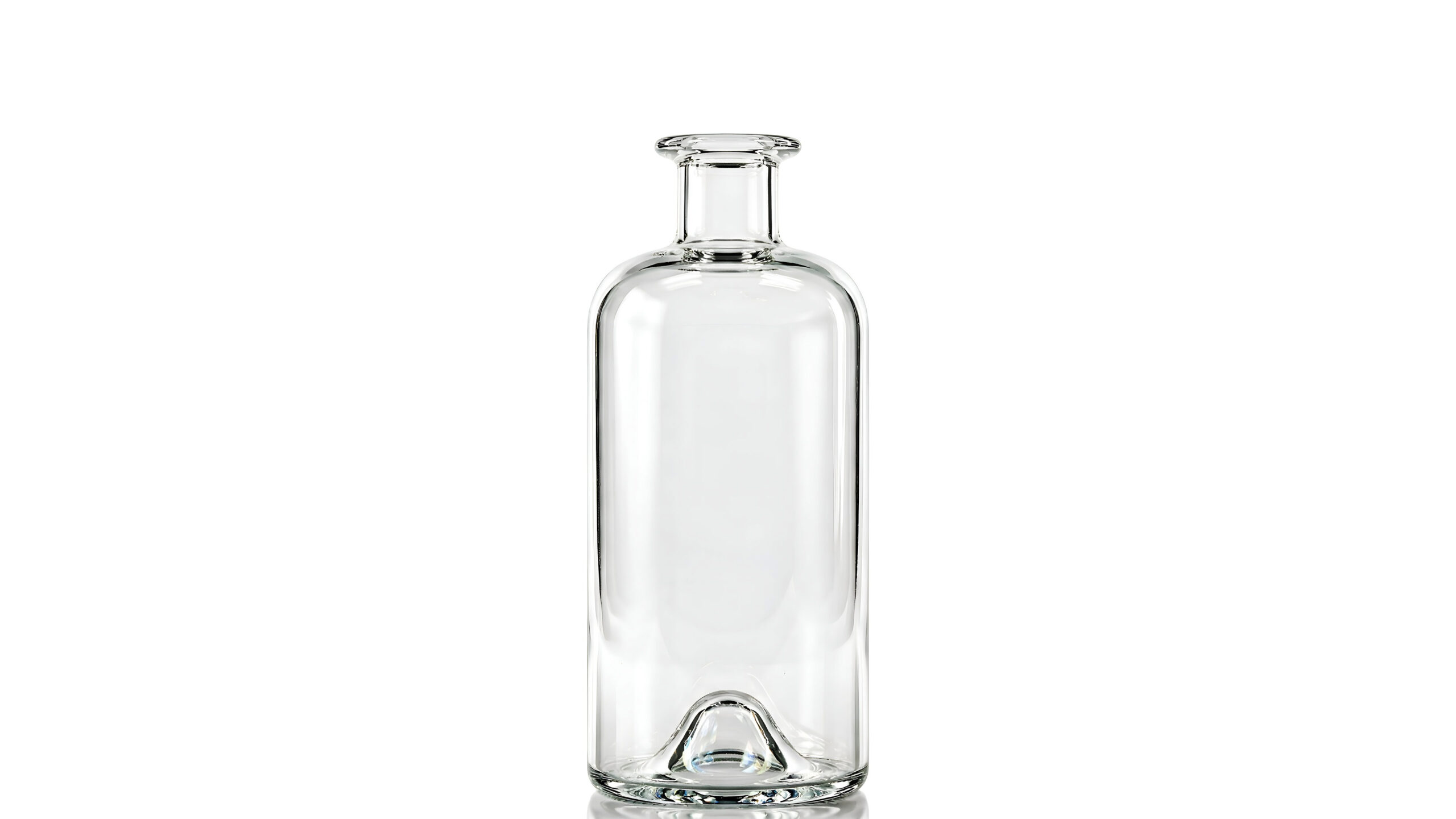kouvelas antiqua tonda flint glass olive oil & spirits bottle 500 ml bar top closure