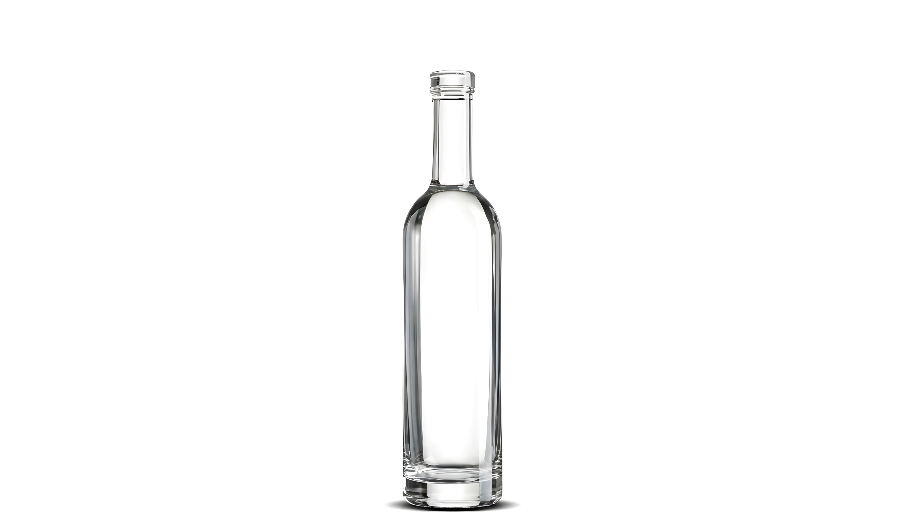 kouvelas ariane-1 flint glass olive oil & spirits bottle 500 ml bar top closure