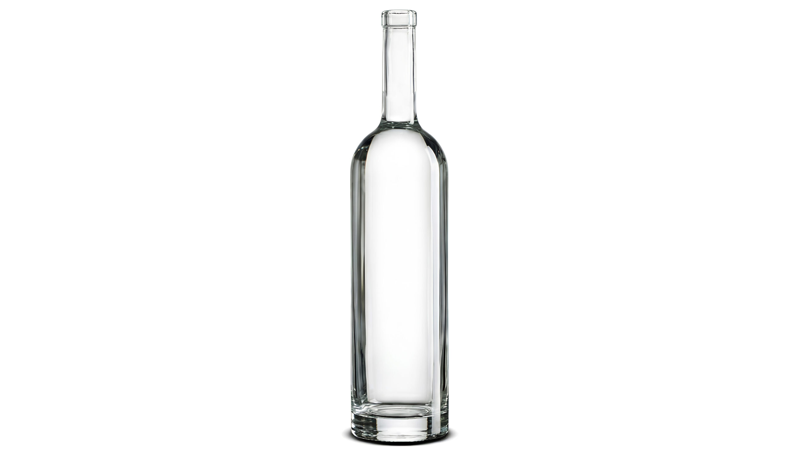kouvelas ariane-1 flint glass olive oil & spirits bottle 700 ml bar top closure
