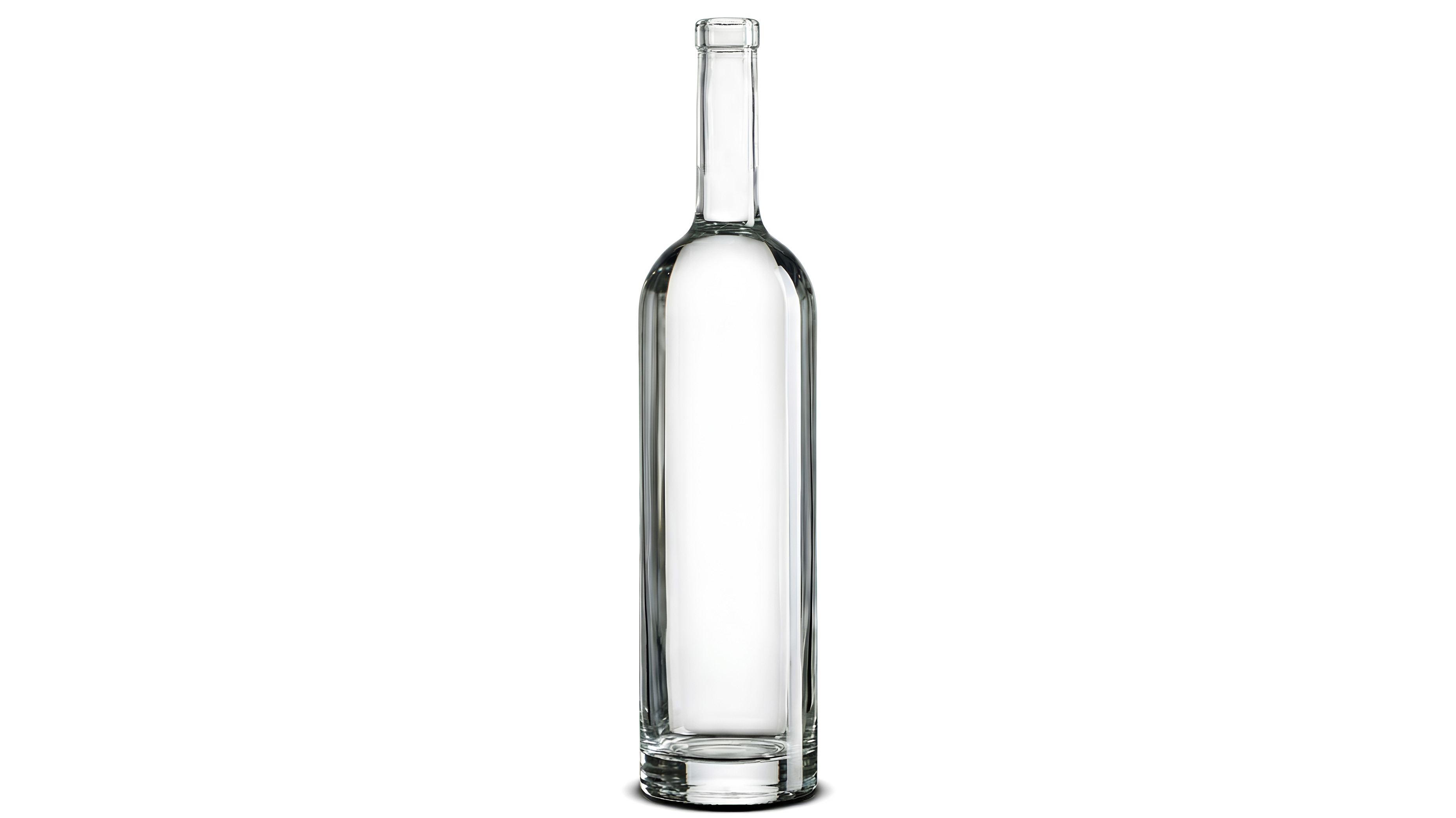 kouvelas ariane-1 flint glass olive oil & spirits bottle 700 ml bar top closure