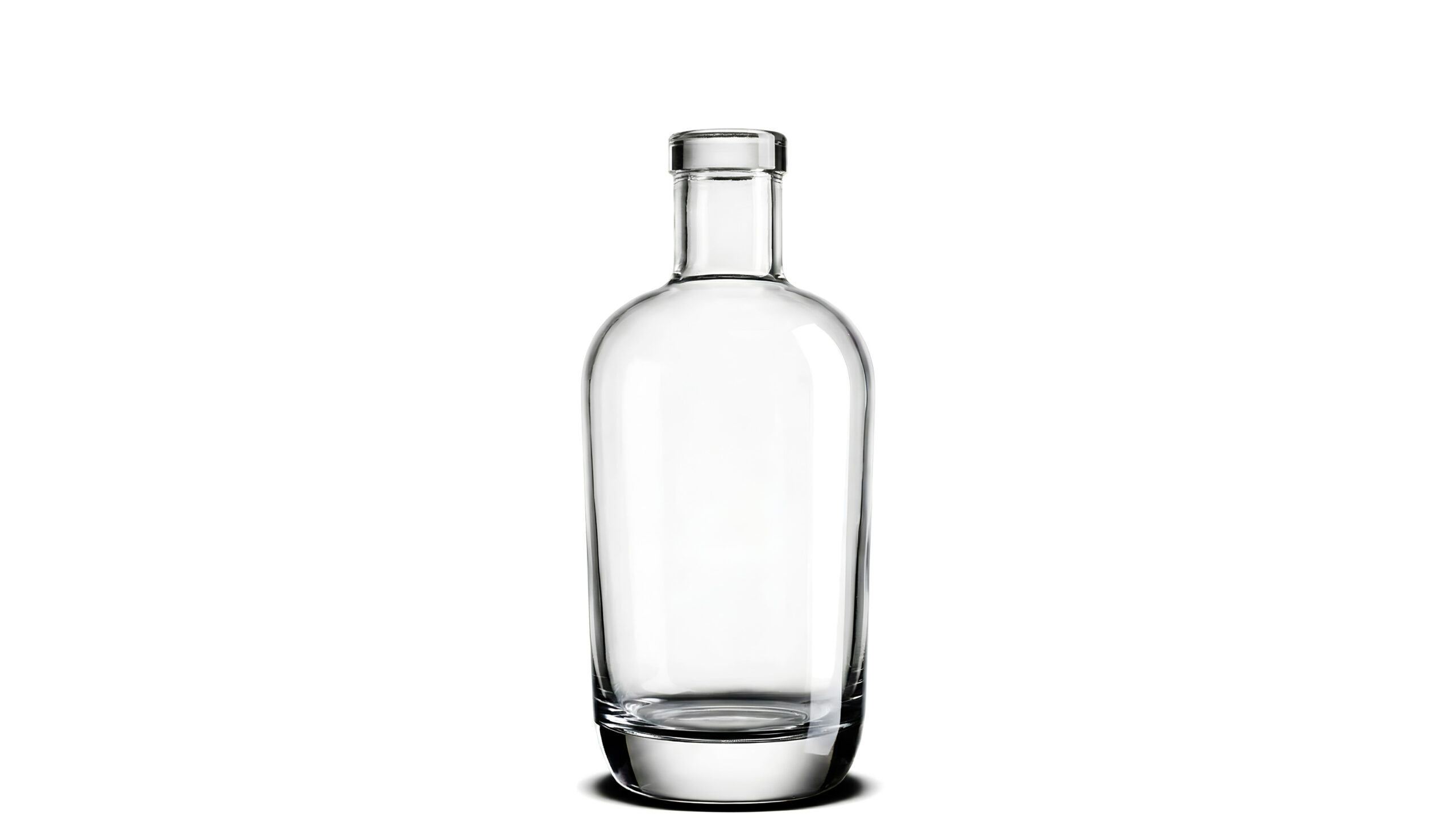 kouvelas little sumo flint glass olive oil & spirits bottle 500 ml bar top closure