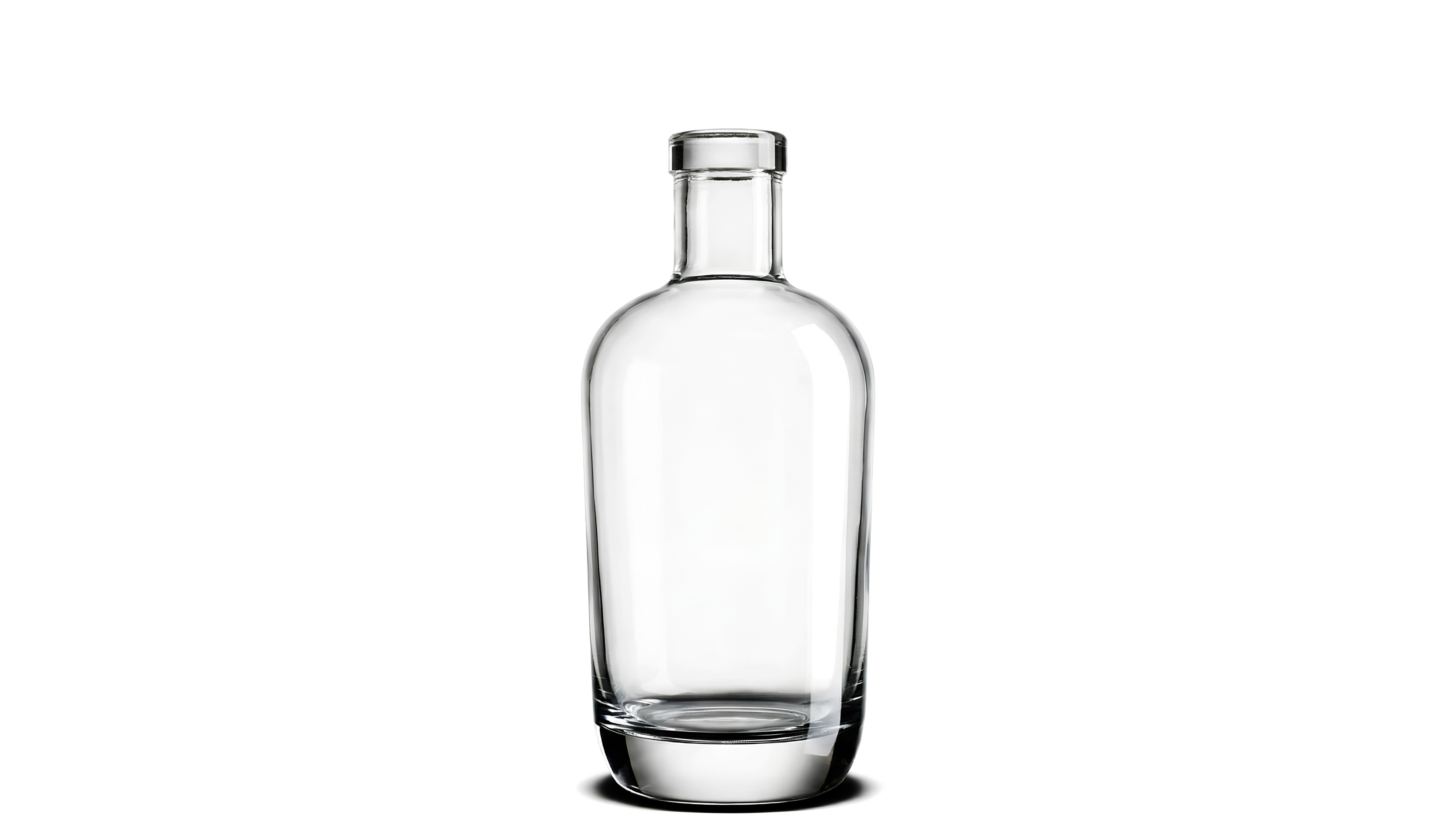 kouvelas little sumo flint glass olive oil & spirits bottle 500 ml bar top closure