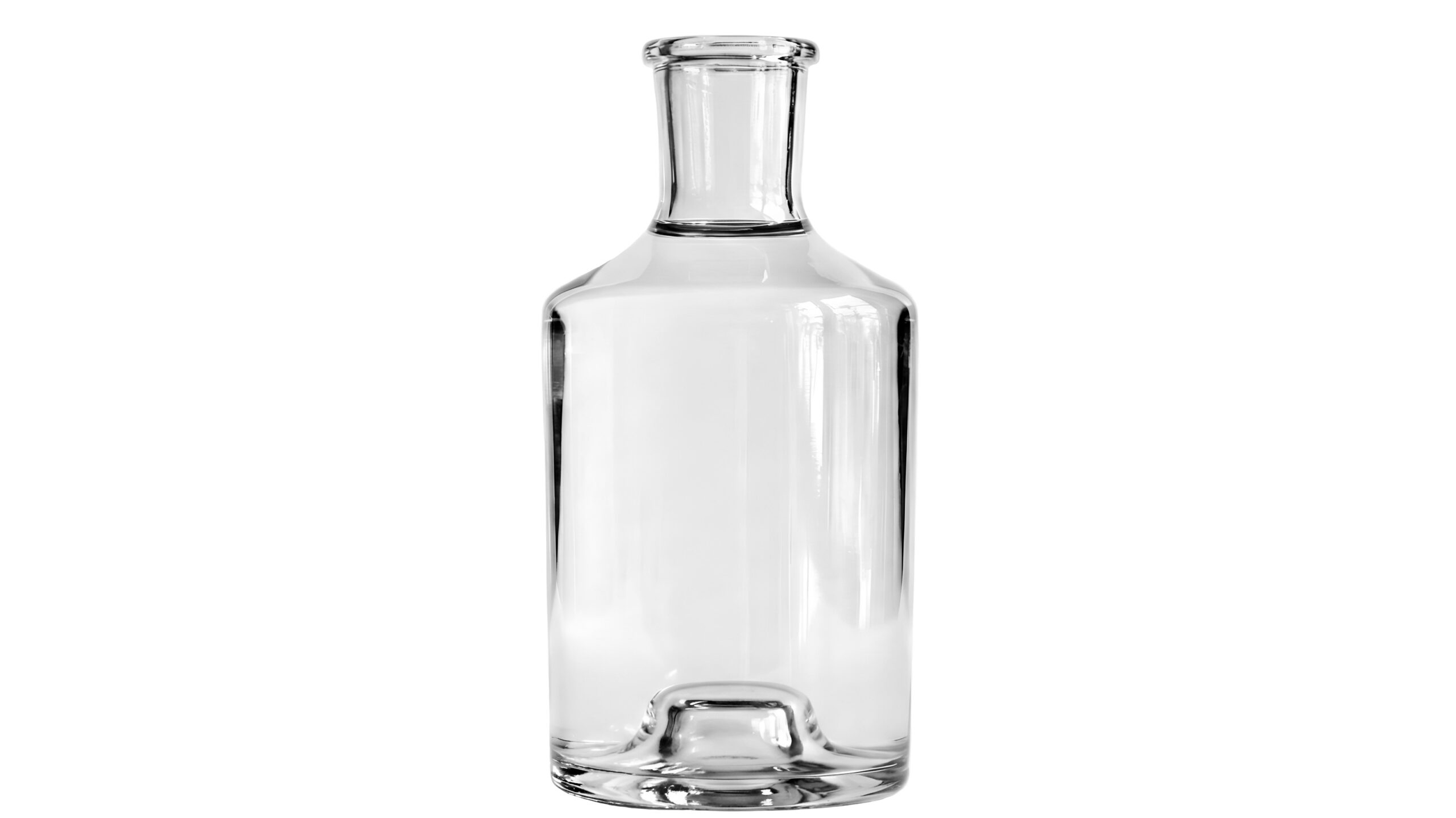 kouvelas mixologist flint glass olive oil & spirits bottle 700 ml bar top closure