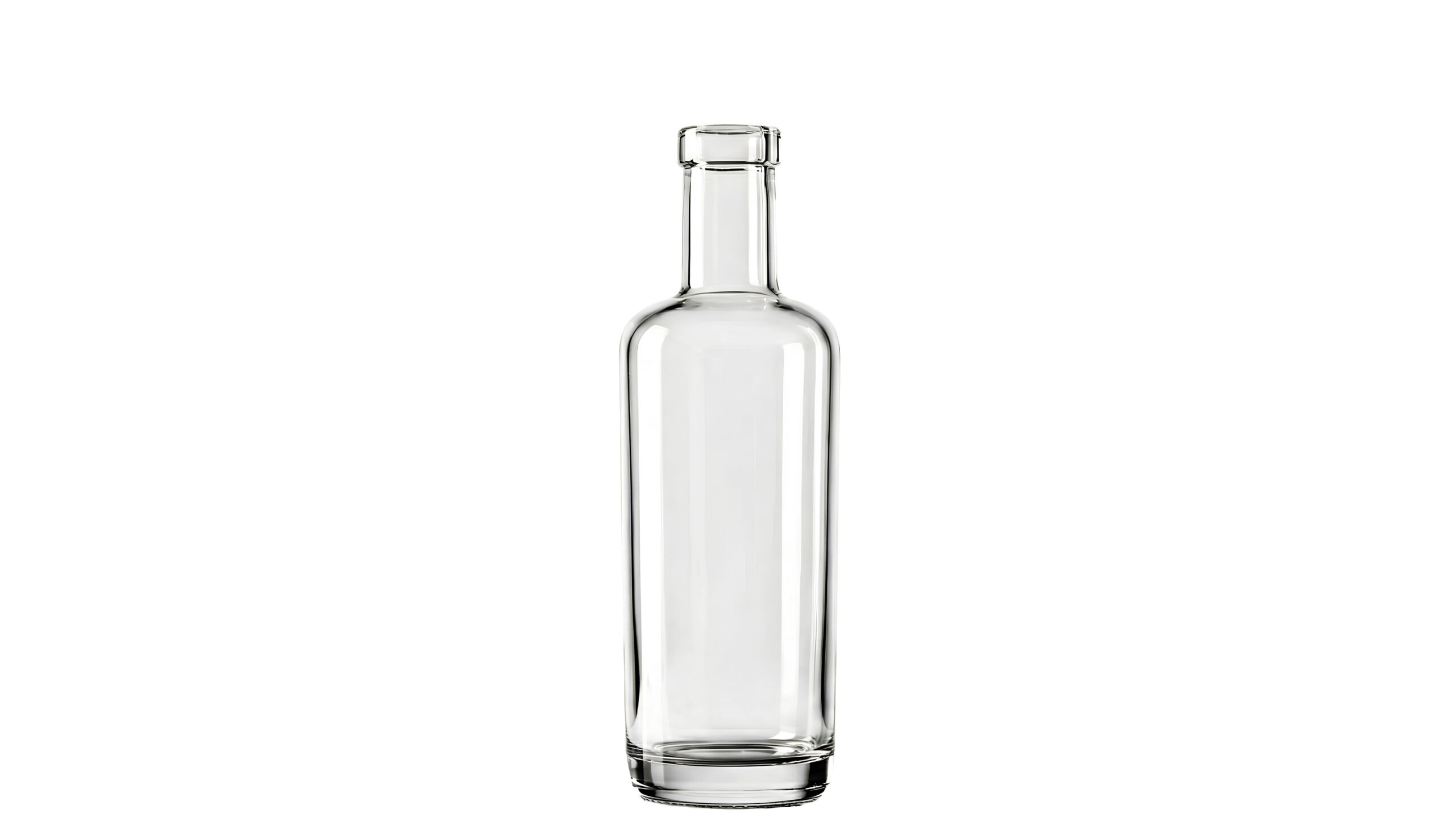 kouvelas oxygen flint glass olive oil & spirits bottle 500 ml bar top closure