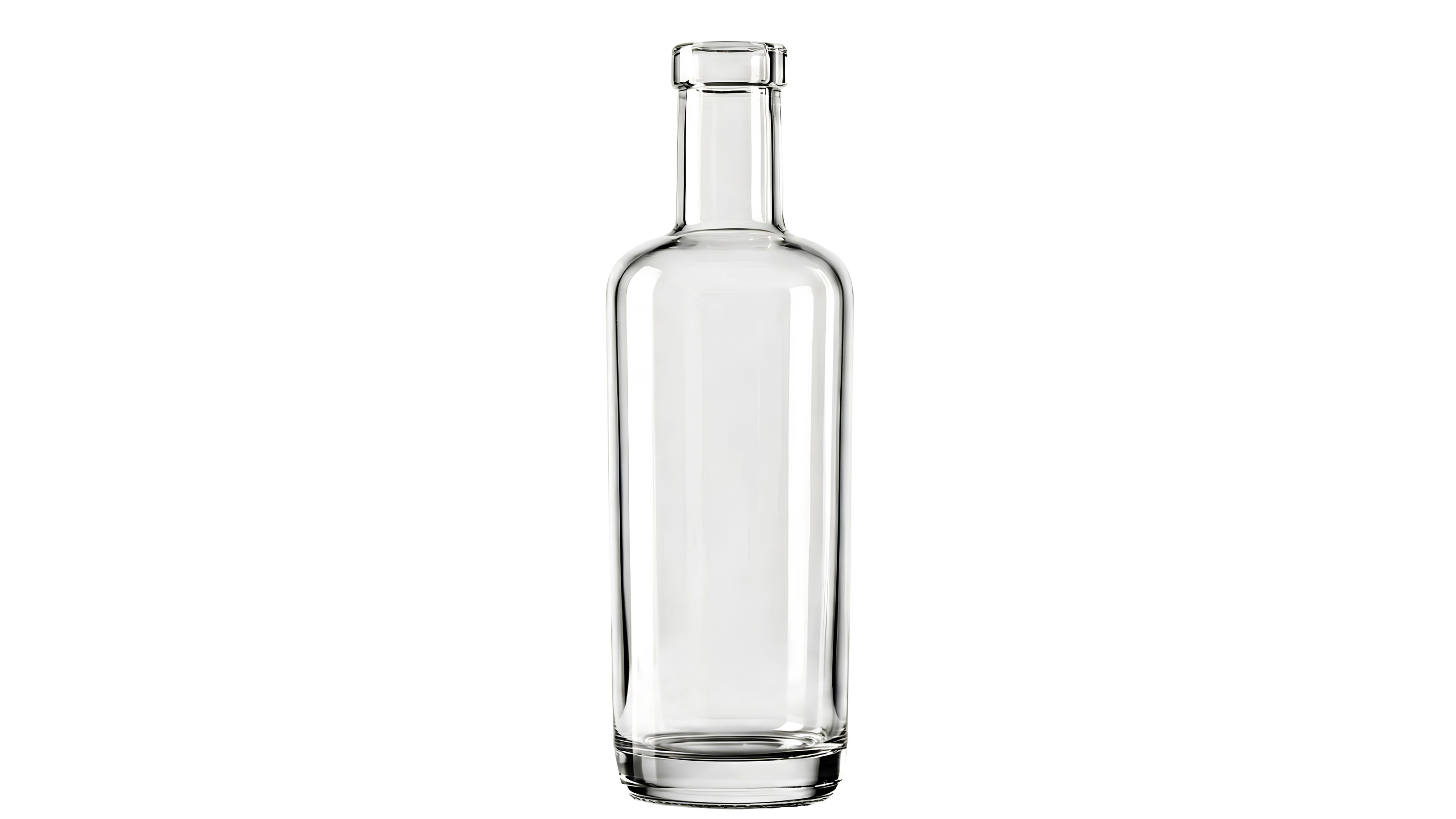 kouvelas oxygen flint glass olive oil & spirits bottle 700 ml bar top closure