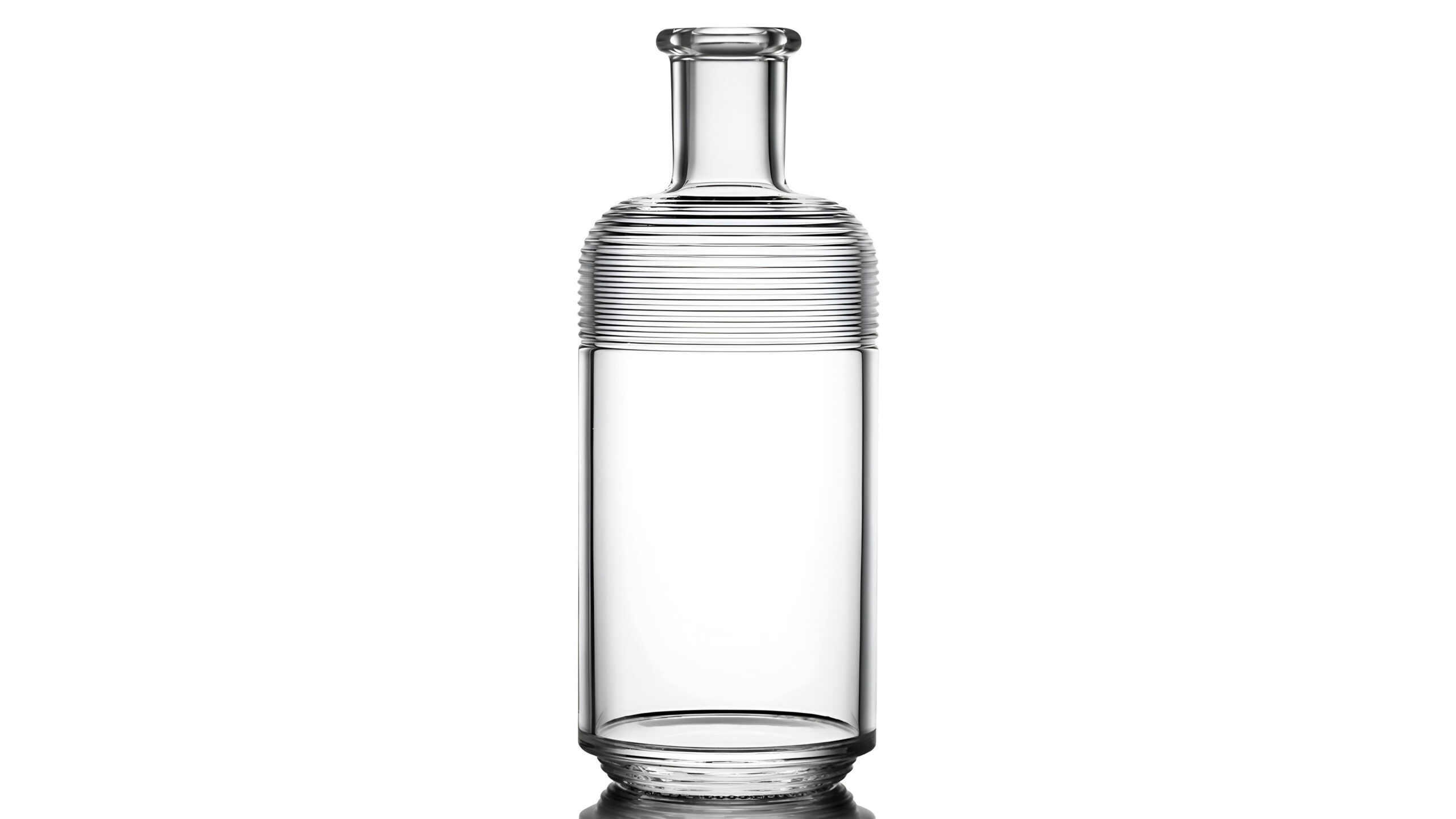kouvelas riviera rings extra flint glass olive oil & spirits bottle 700 ml bar top closure