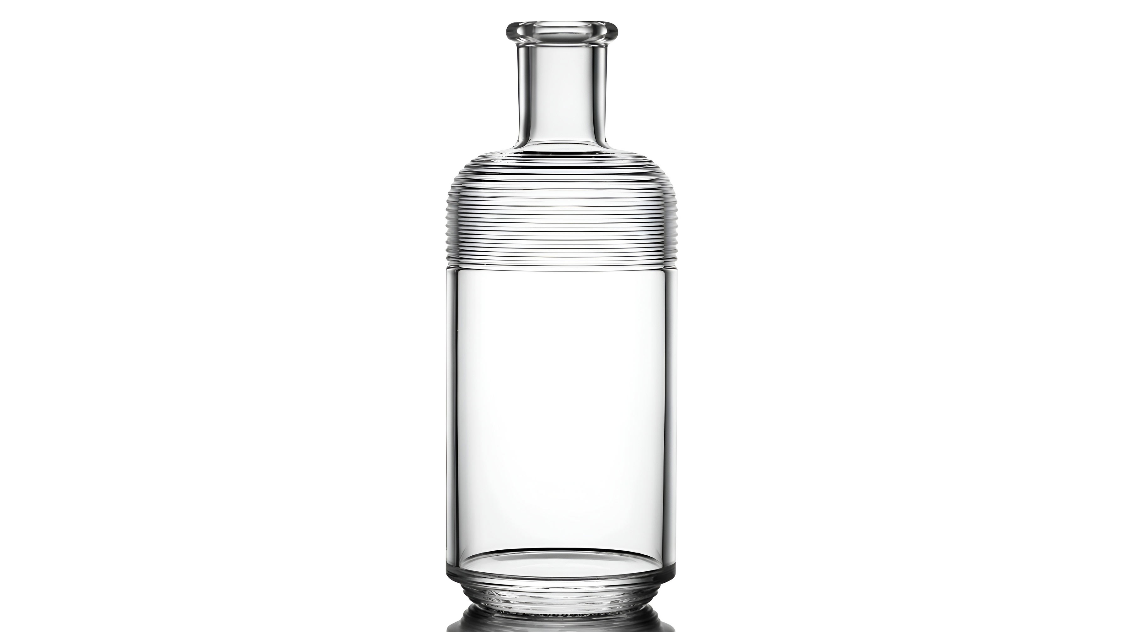kouvelas riviera rings extra flint glass olive oil & spirits bottle 700 ml bar top closure