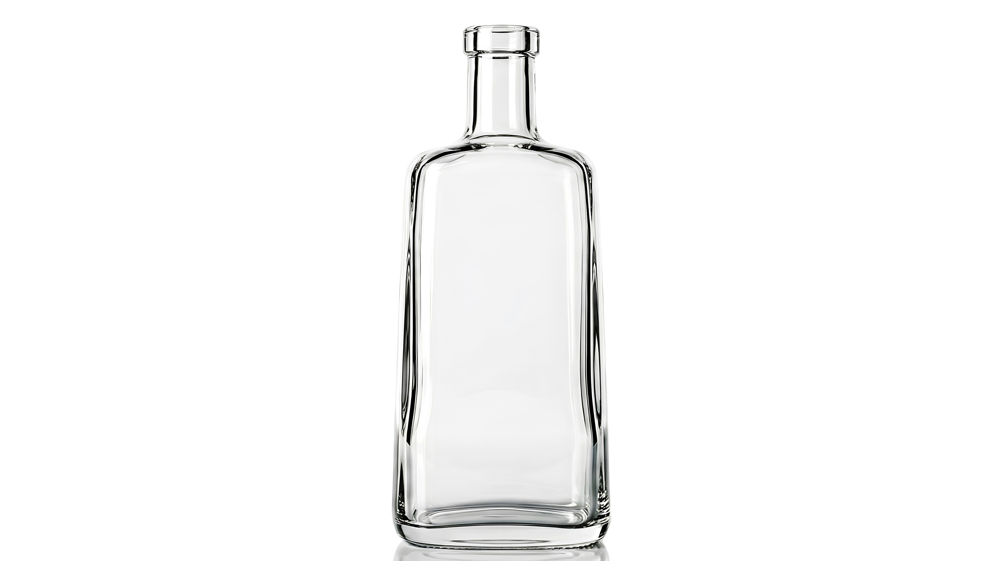 kouvelas tsar flint glass olive oil & spirits bottle 700 ml bar top closure