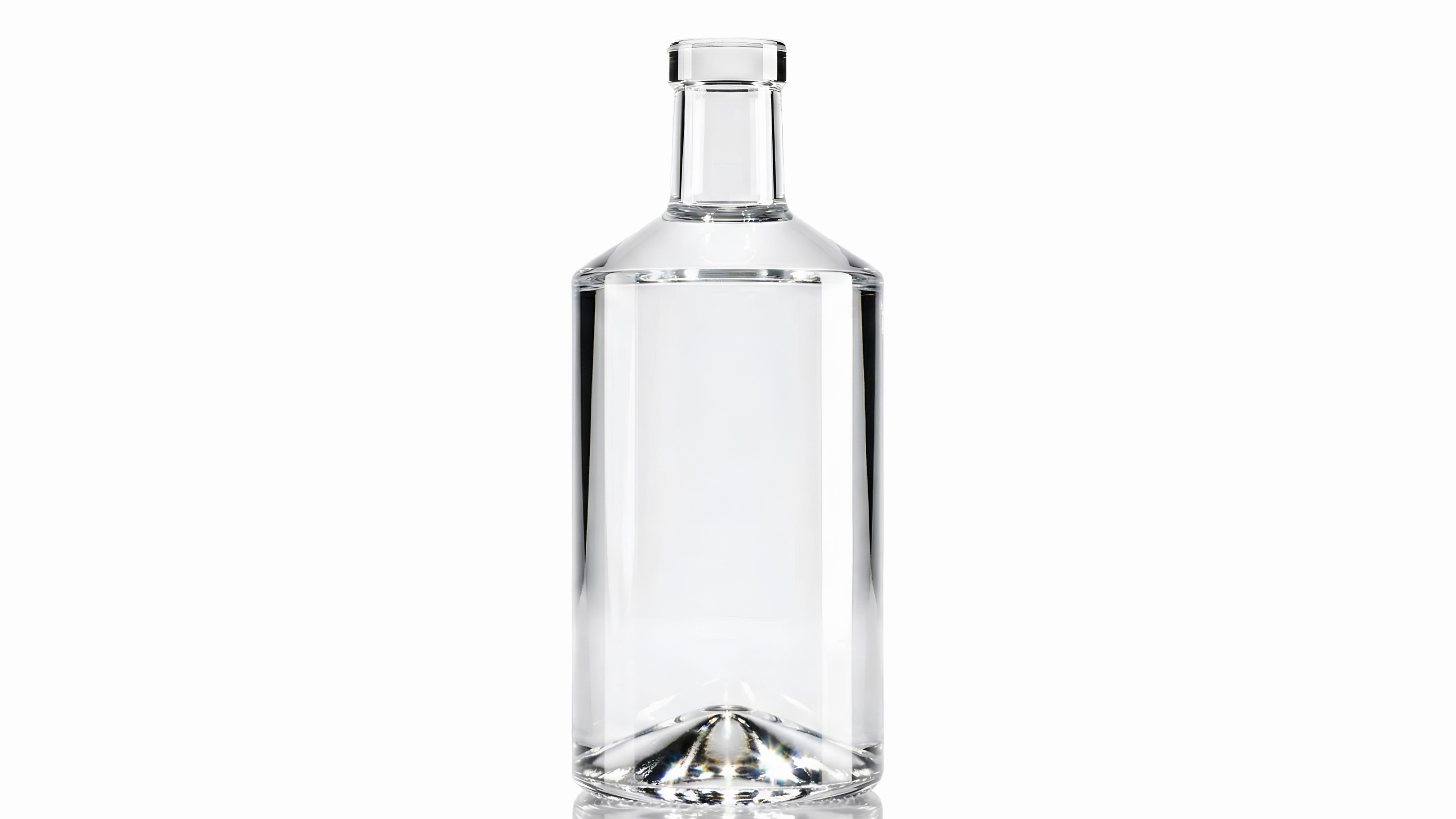 kouvelas zadig flint glass olive oil & spirits bottle 700 ml bar top closure